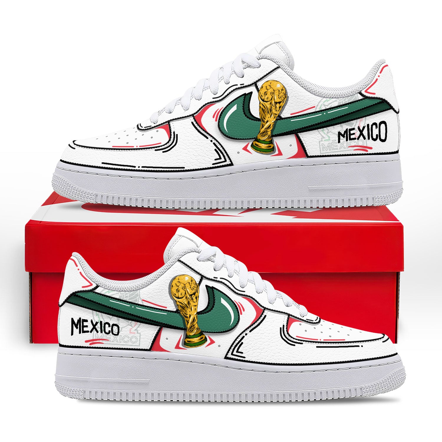 Mexico Air Low-Top Sneakers 2026