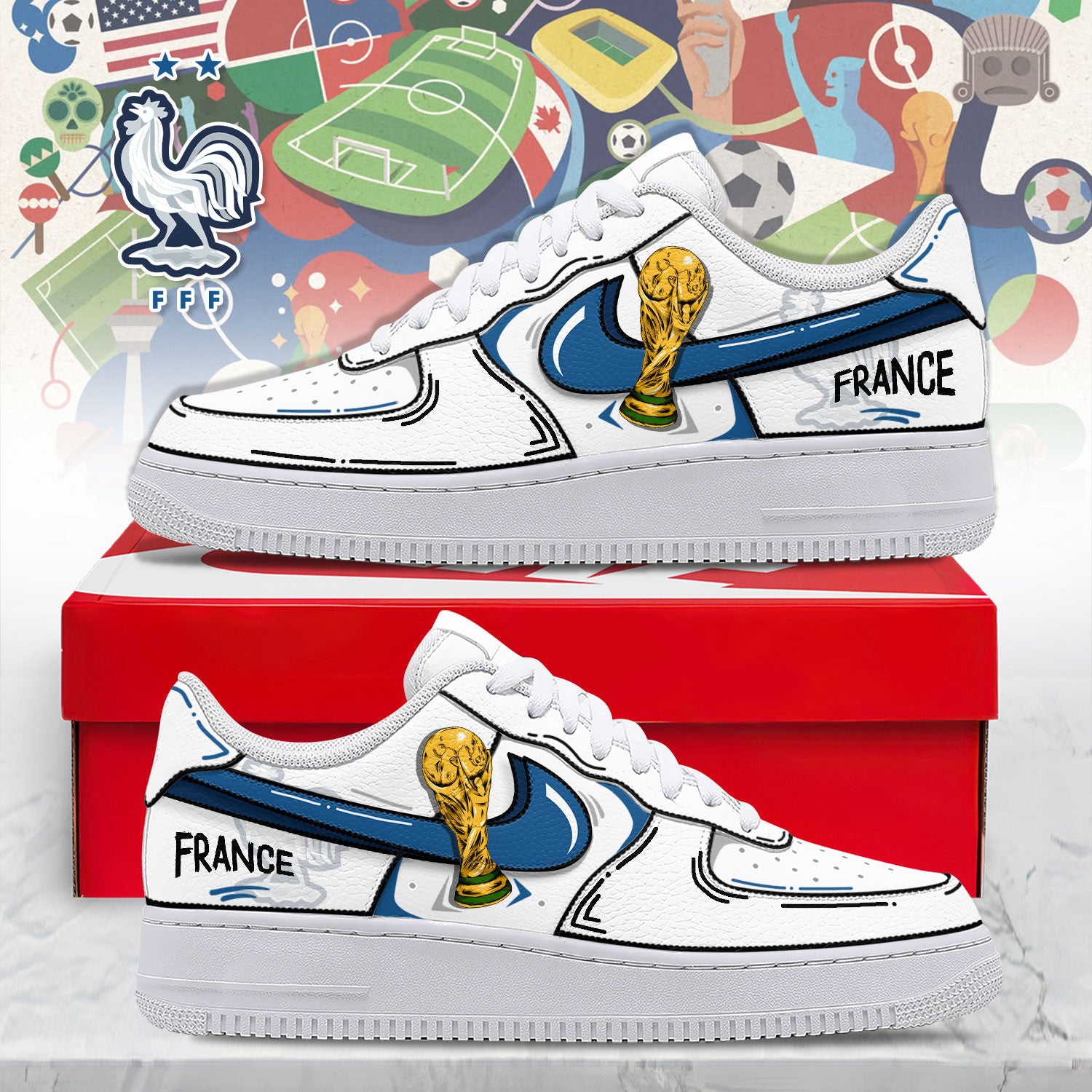 France Air Low-Top Sneakers 2026