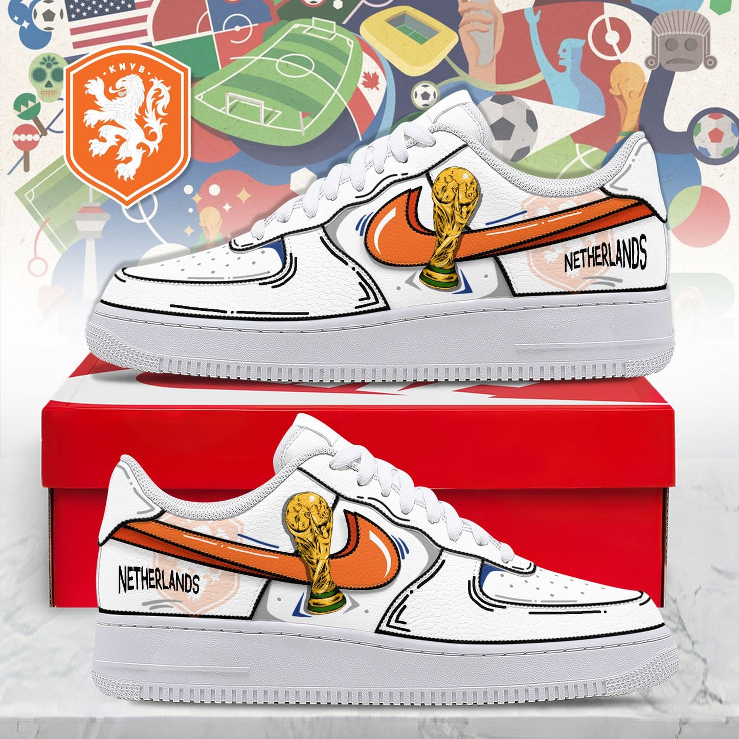 Netherlands Air Low-Top Sneakers 2026