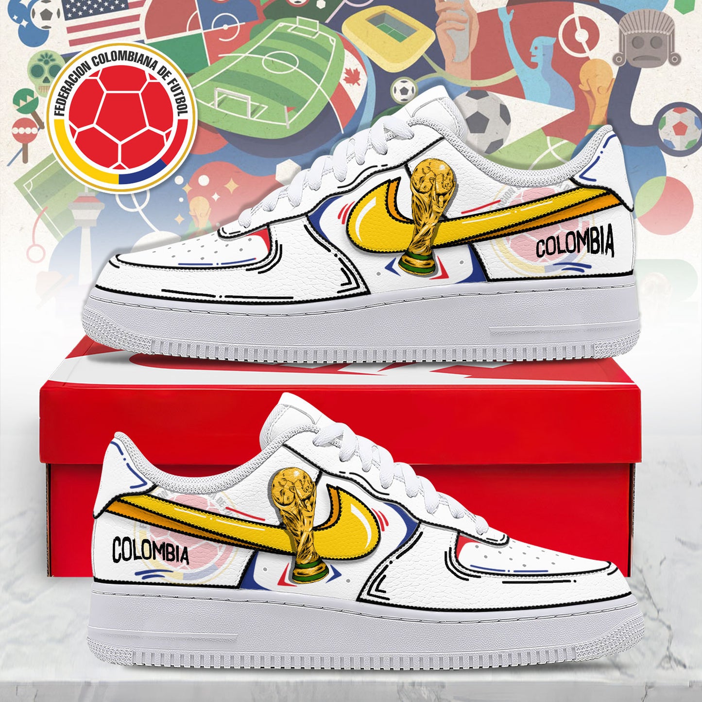 Colombia Air Low-Top Sneakers 2026