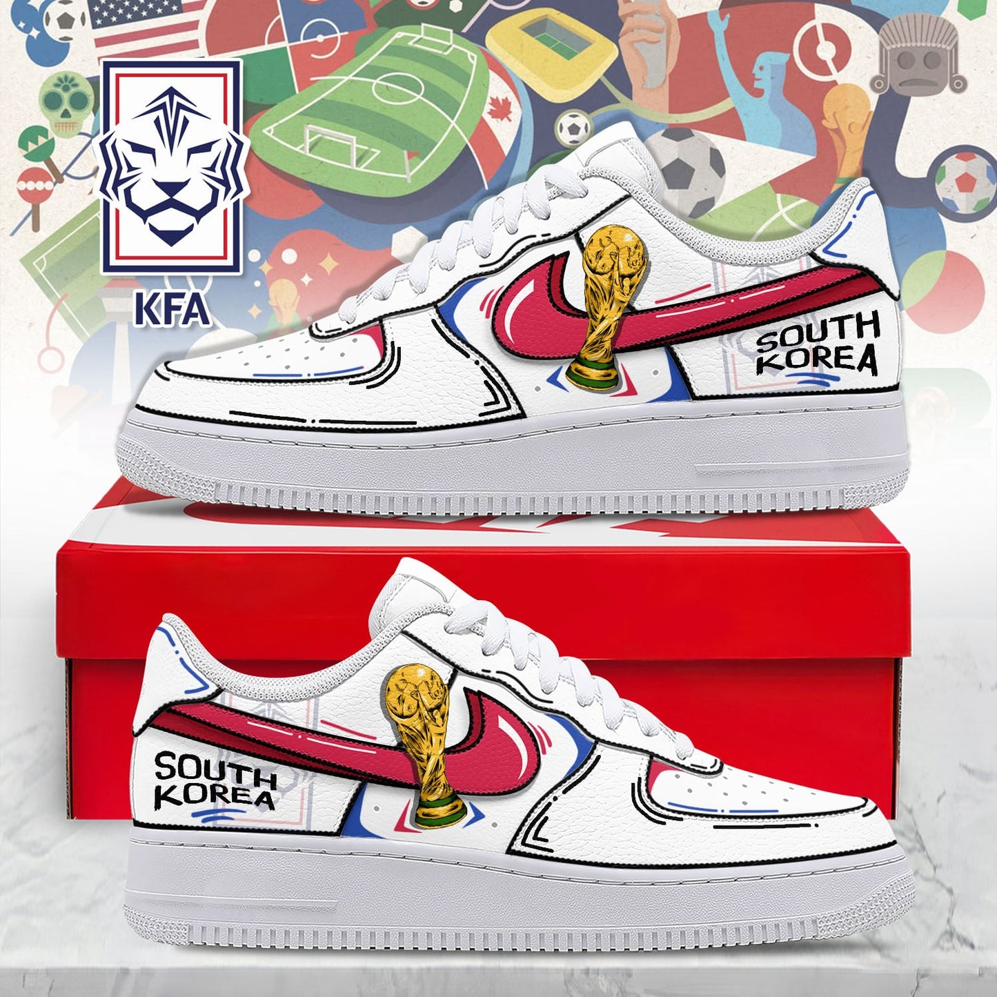 South Korea Air Low-Top Sneakers 2026