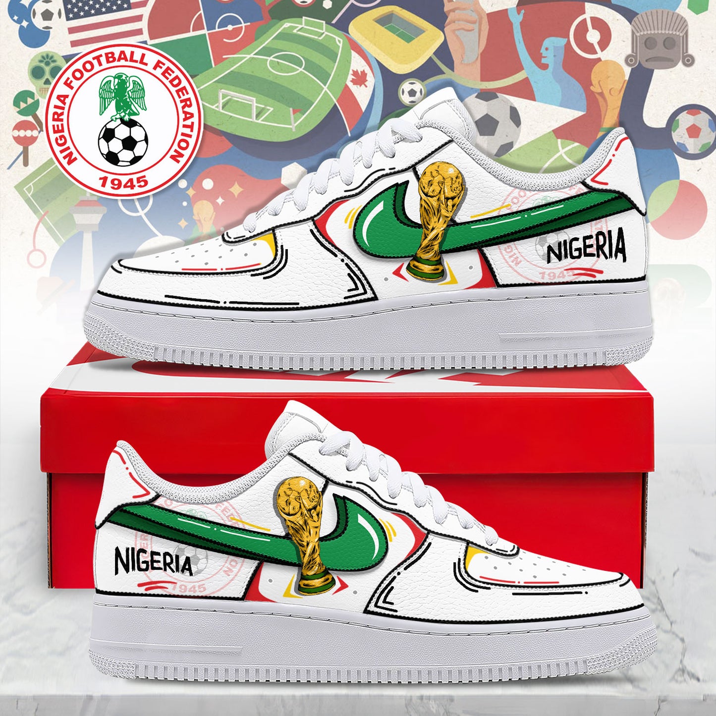 Nigeria Air Low-Top Sneakers 2026
