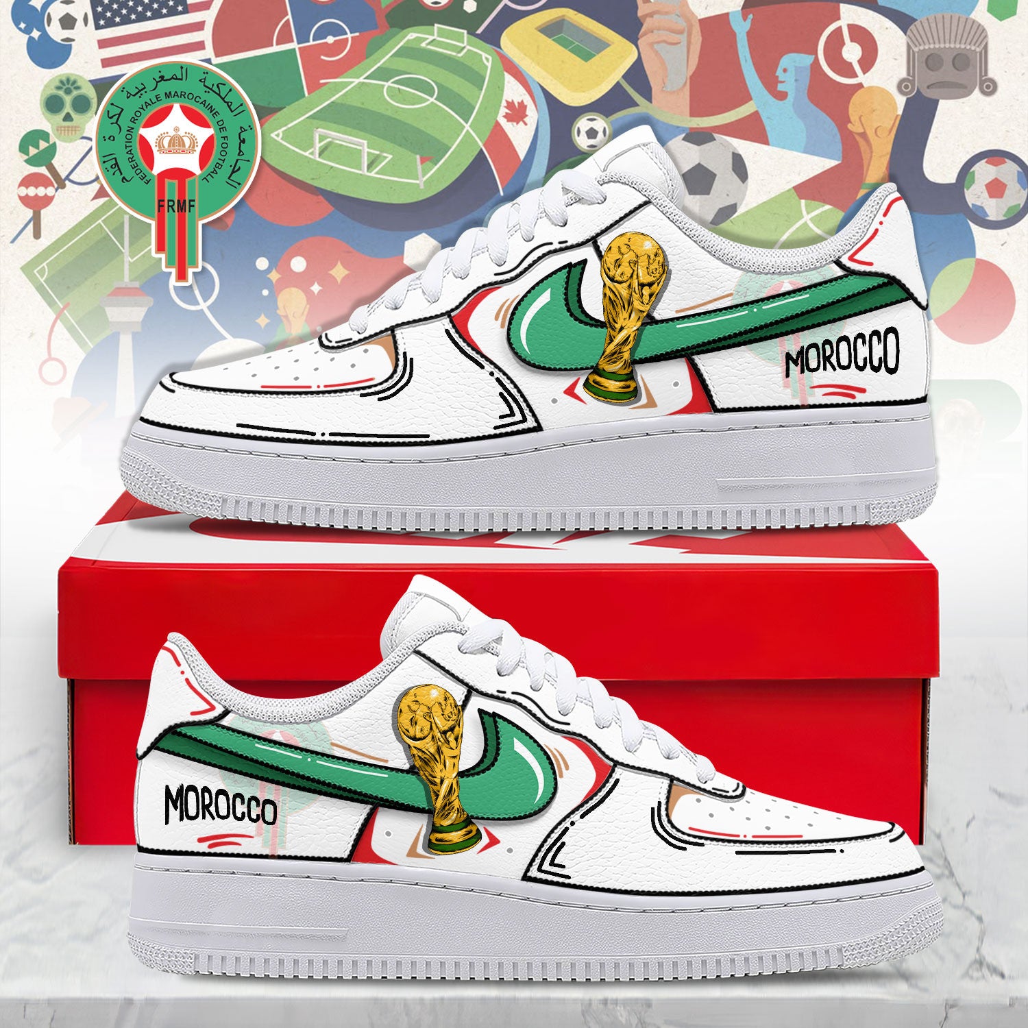 Morocco Air Low-Top Sneakers 2026