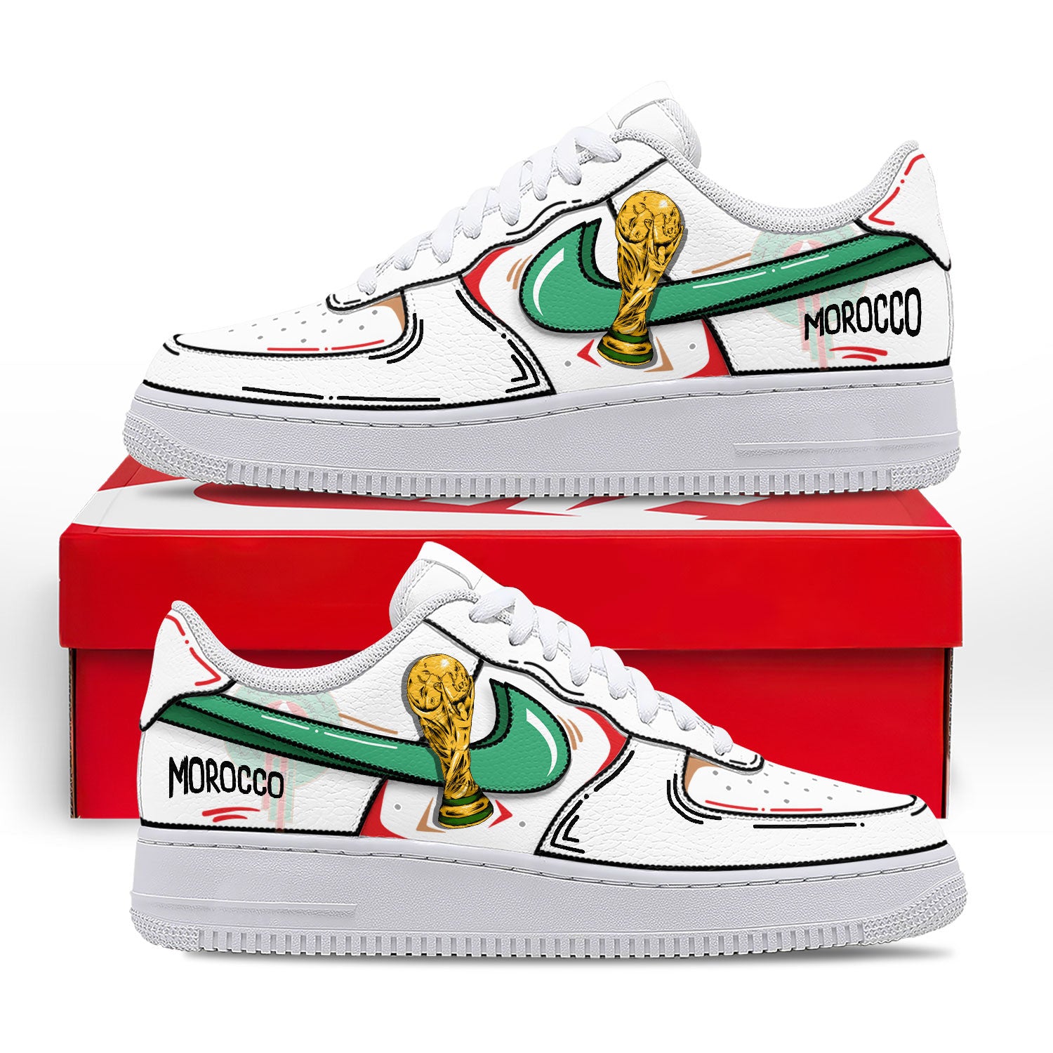 Morocco Air Low-Top Sneakers 2026