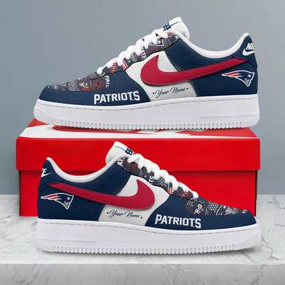 Footwearstorm New England Patriots Low-Top Sneakers Shoes For Men And Women 2808178
