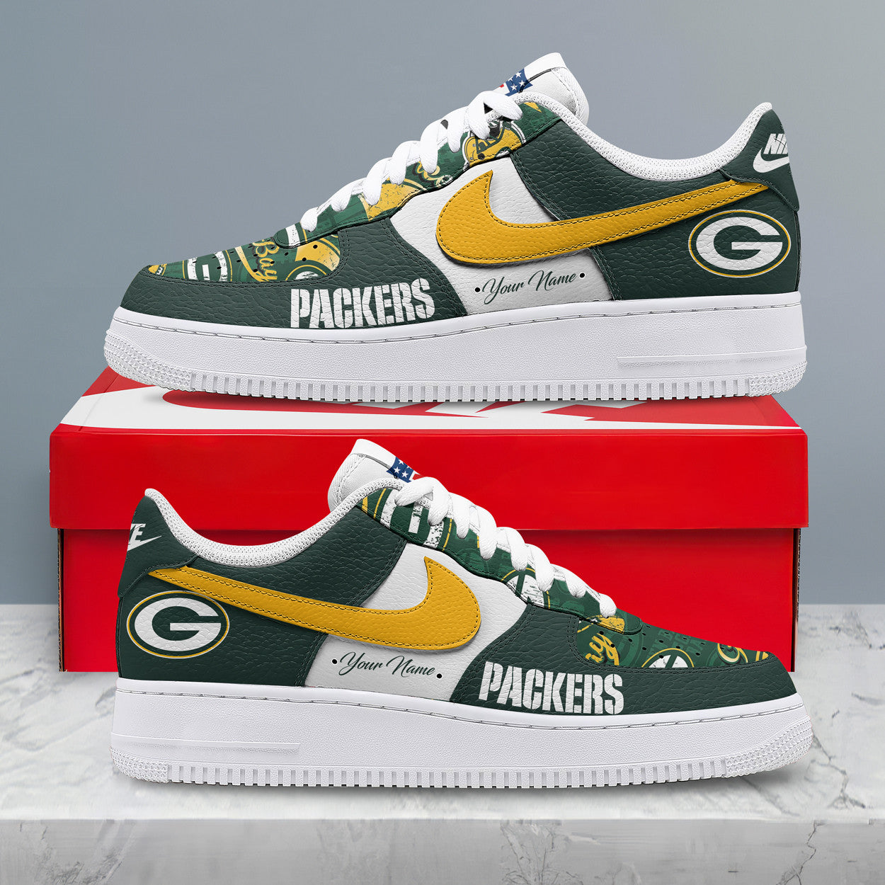 Footwearstorm Green Bay Packers Low-Top Sneakers Shoes For Men And Women 2808173