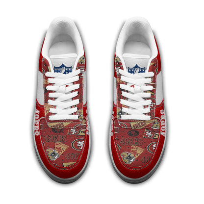 Footwearstorm San Francisco 49ers Low-Top Sneakers Shoes For Men And Women 2808165