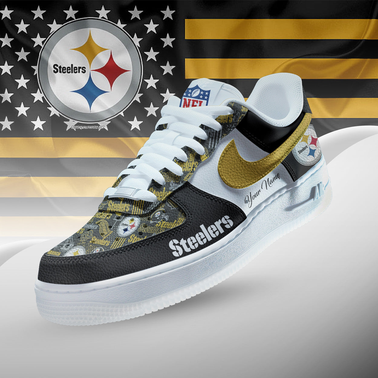 Footwearstorm Pittsburgh Steelers Low-Top Sneakers Shoes For Men And Women 2808148