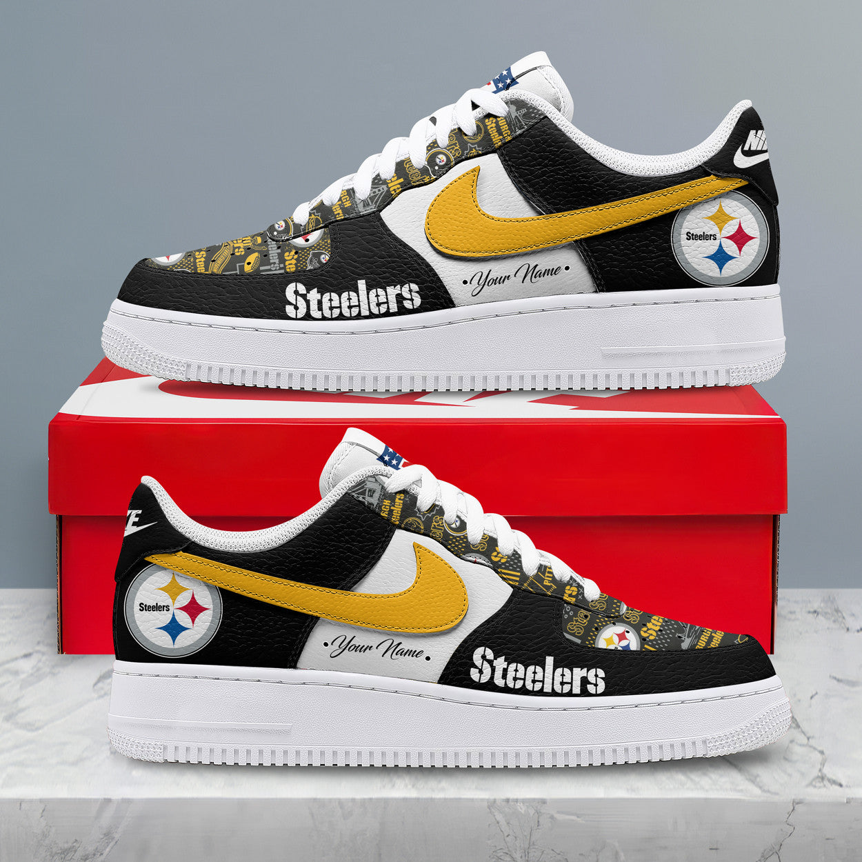 Footwearstorm Pittsburgh Steelers Low-Top Sneakers Shoes For Men And Women 2808148