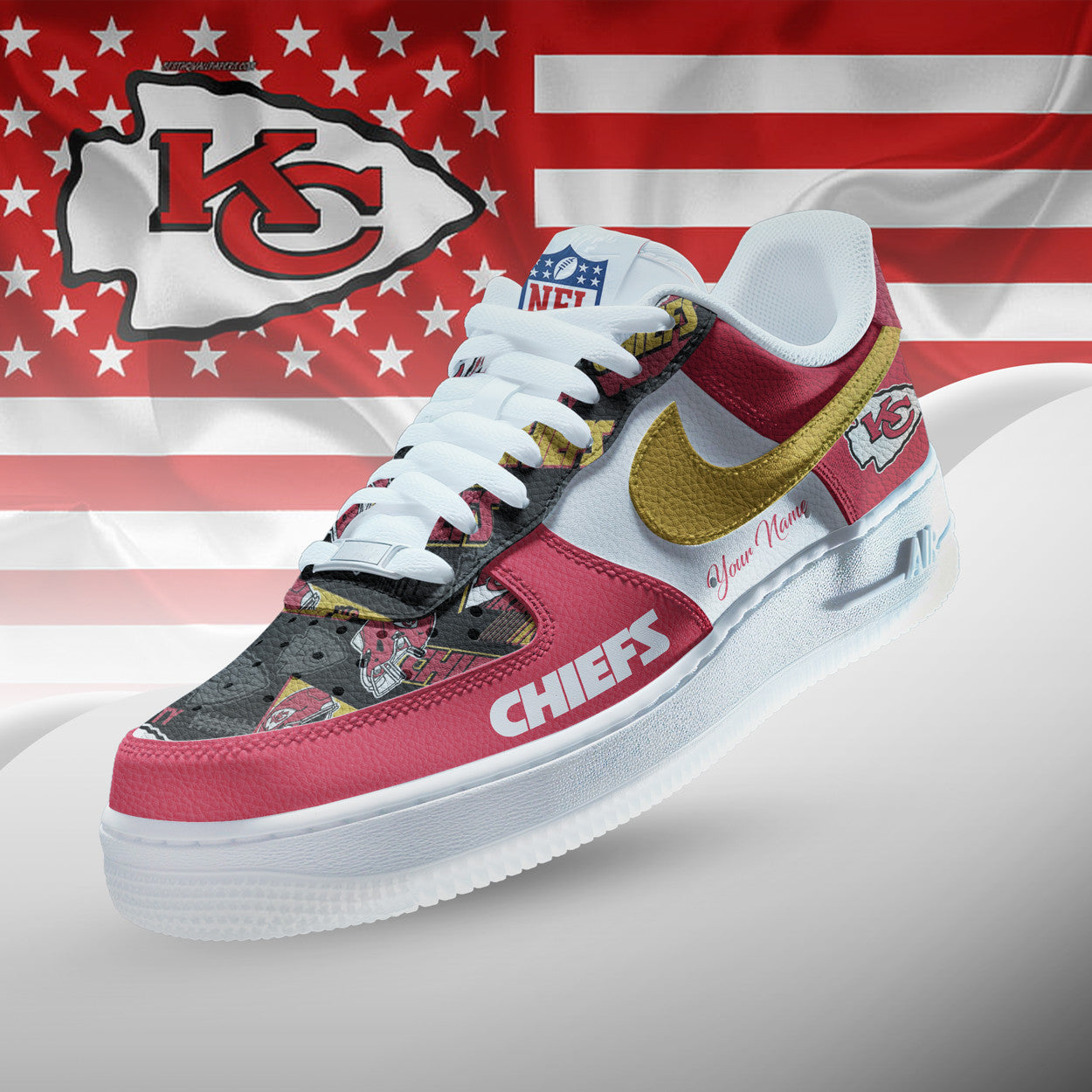 Footwearstorm Kansas City Chiefs Low-Top Sneakers Shoes For Men And Women 2808190