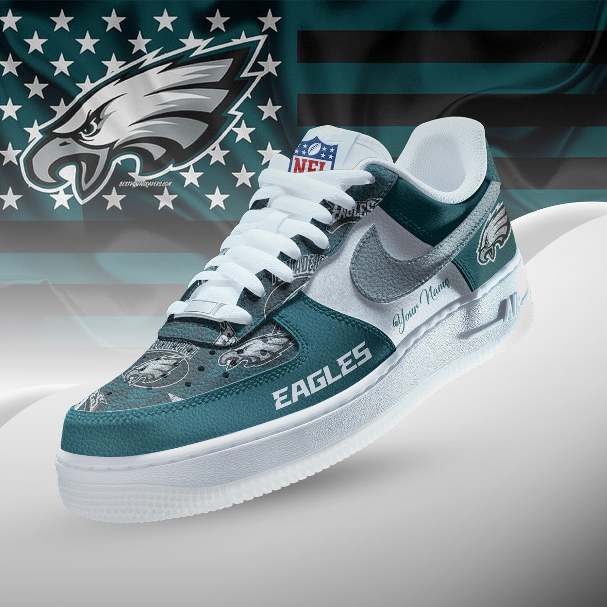 Footwearstorm Philadelphia Eagles Low-Top Sneakers Shoes For Men And Women 2808101