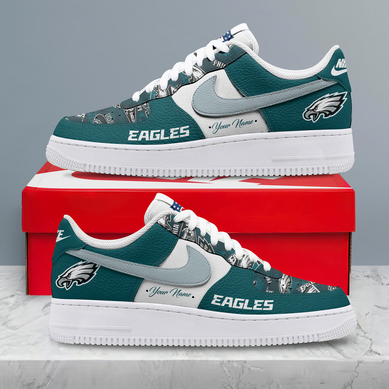 Footwearstorm Philadelphia Eagles Low-Top Sneakers Shoes For Men And Women 2808101