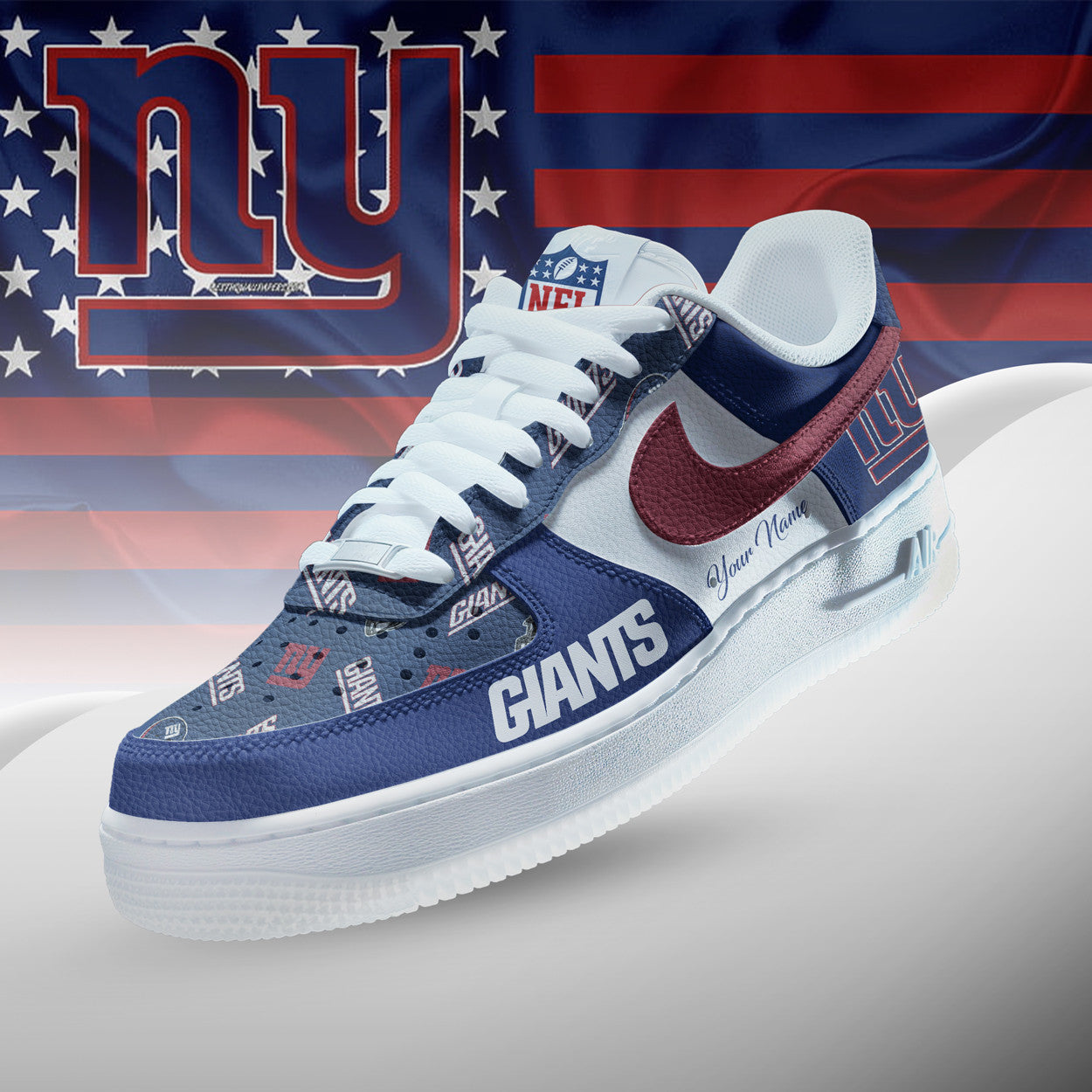 Footwearstorm New York Giants Low-Top Sneakers Shoes For Men And Women 2808167