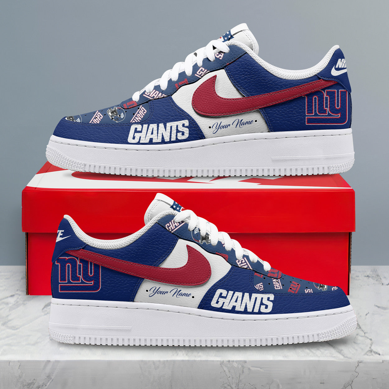 Footwearstorm New York Giants Low-Top Sneakers Shoes For Men And Women 2808167