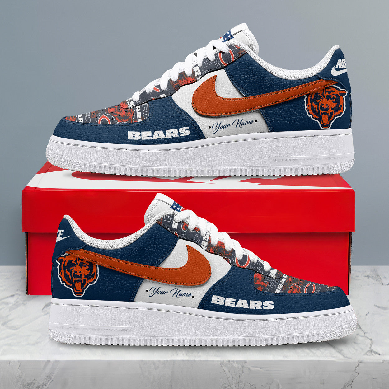 Footwearstorm Chicago Bears Low-Top Sneakers Shoes For Men And Women 2808305