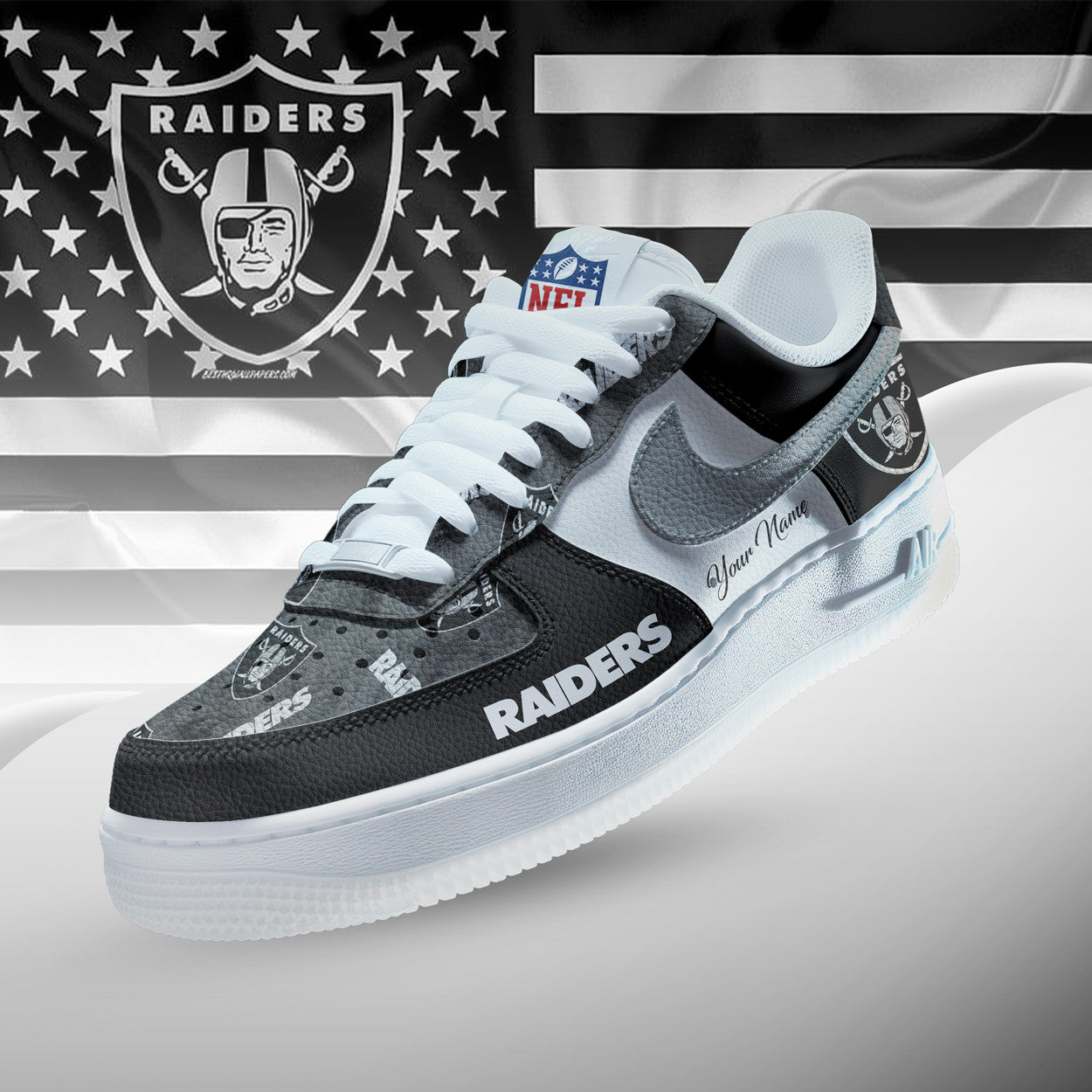 Footwearstorm Las Vegas Raiders Low-Top Sneakers Shoes For Men And Women 2808183