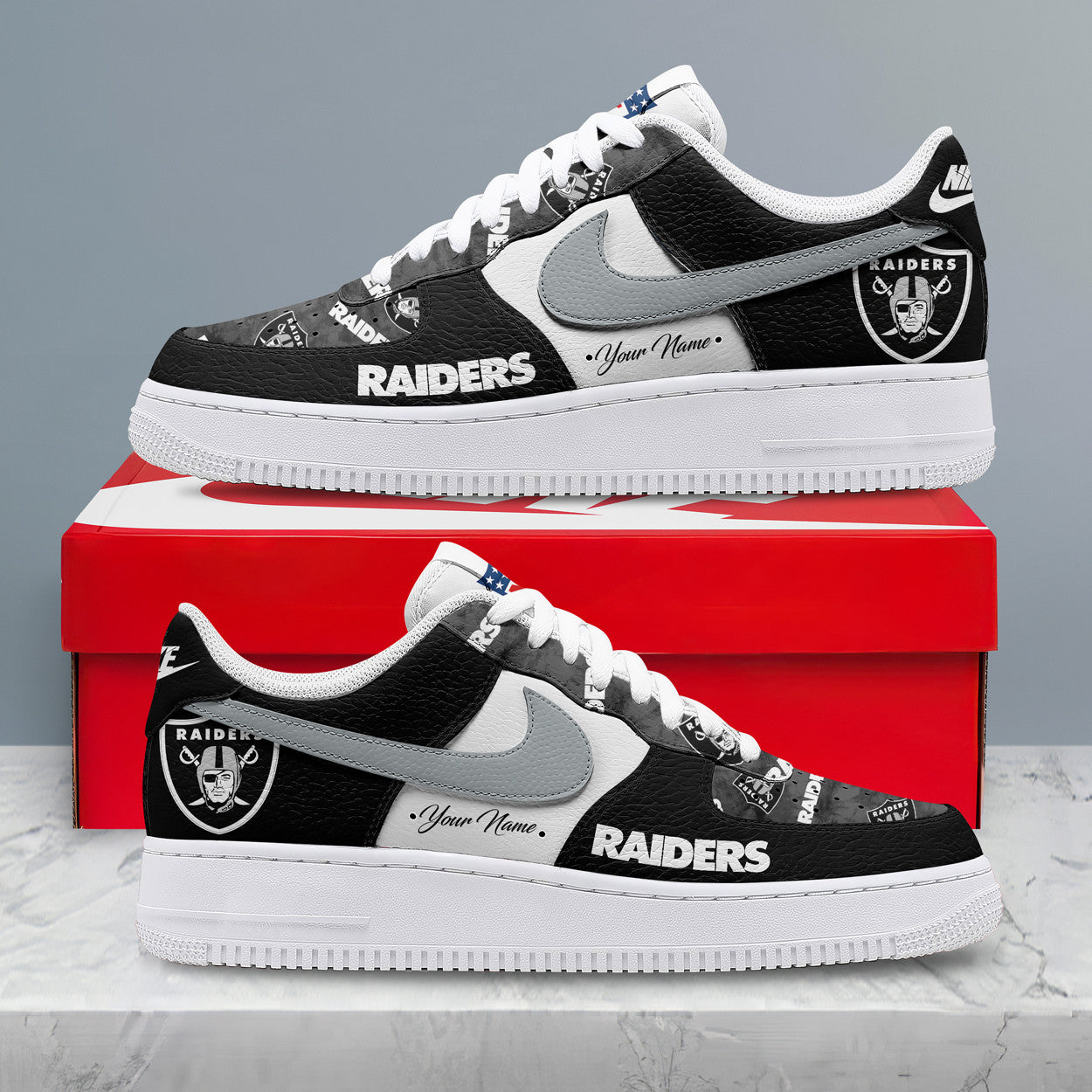 Footwearstorm Las Vegas Raiders Low-Top Sneakers Shoes For Men And Women 2808183