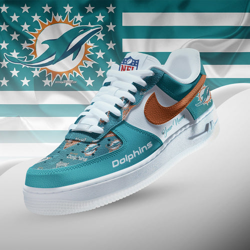Footwearstorm Miami Dolphins Low-Top Sneakers Shoes For Men And Women 2808141