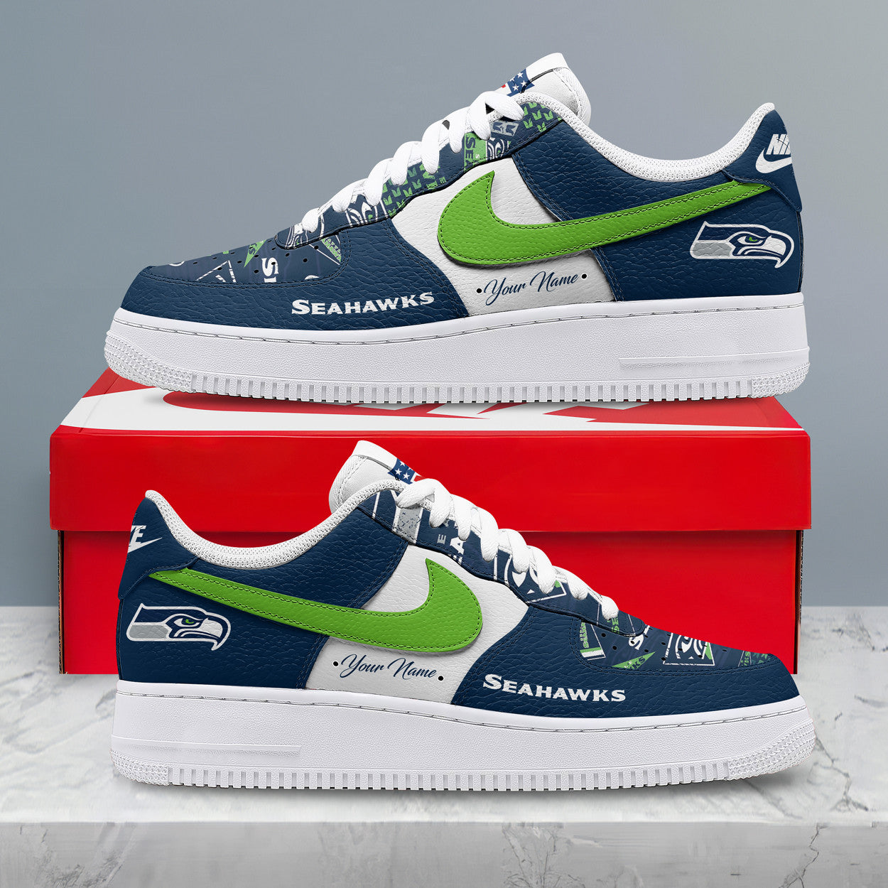Footwearstorm Seattle Seahawks Low-Top Sneakers Shoes For Men And Women 2808142