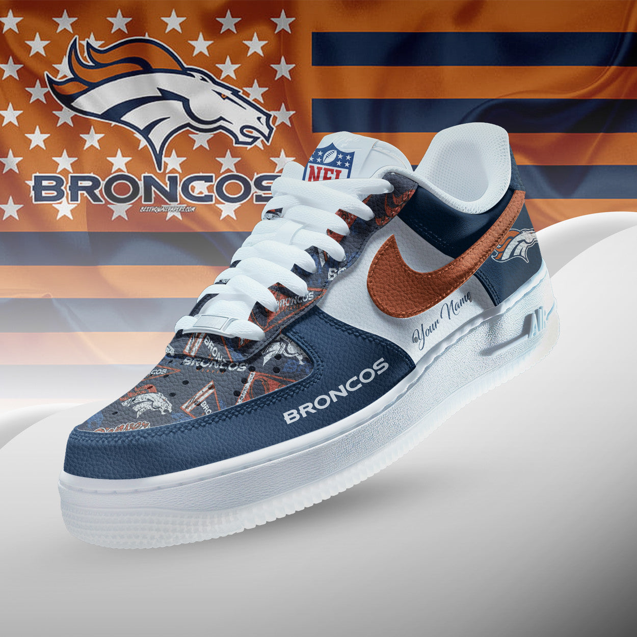 Footwearstorm Denver Broncos Low-Top Sneakers Shoes For Men And Women 2808114