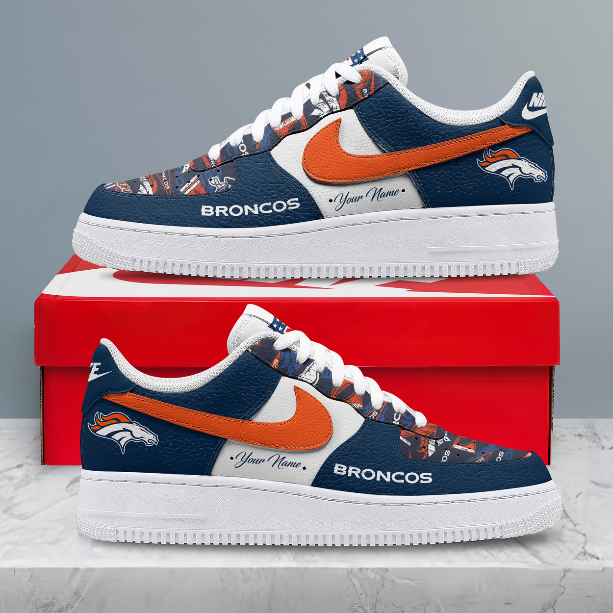 Footwearstorm Denver Broncos Low-Top Sneakers Shoes For Men And Women 2808114