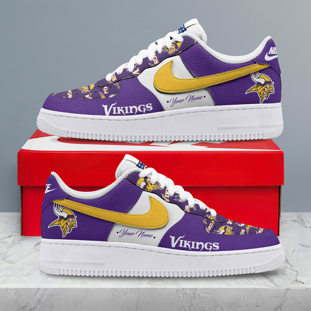 Footwearstorm Minnesota Vikings Low-Top Sneakers Shoes For Men And Women 2808153