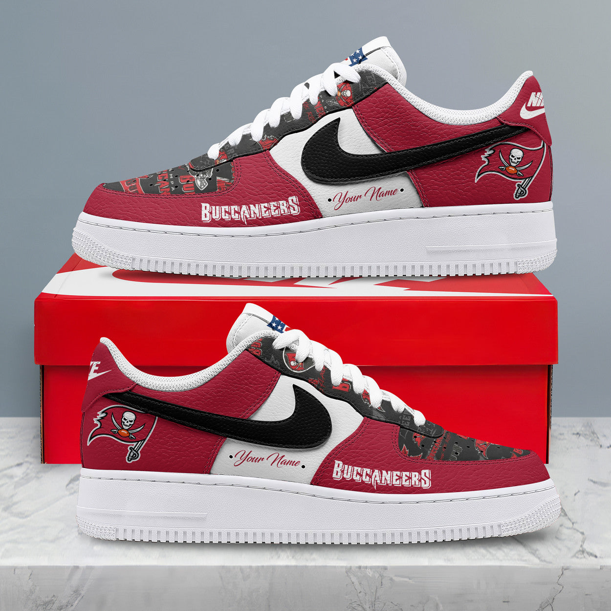 Footwearstorm Tampa Bay Buccaneers Low-Top Sneakers Shoes For Men And Women 2808176