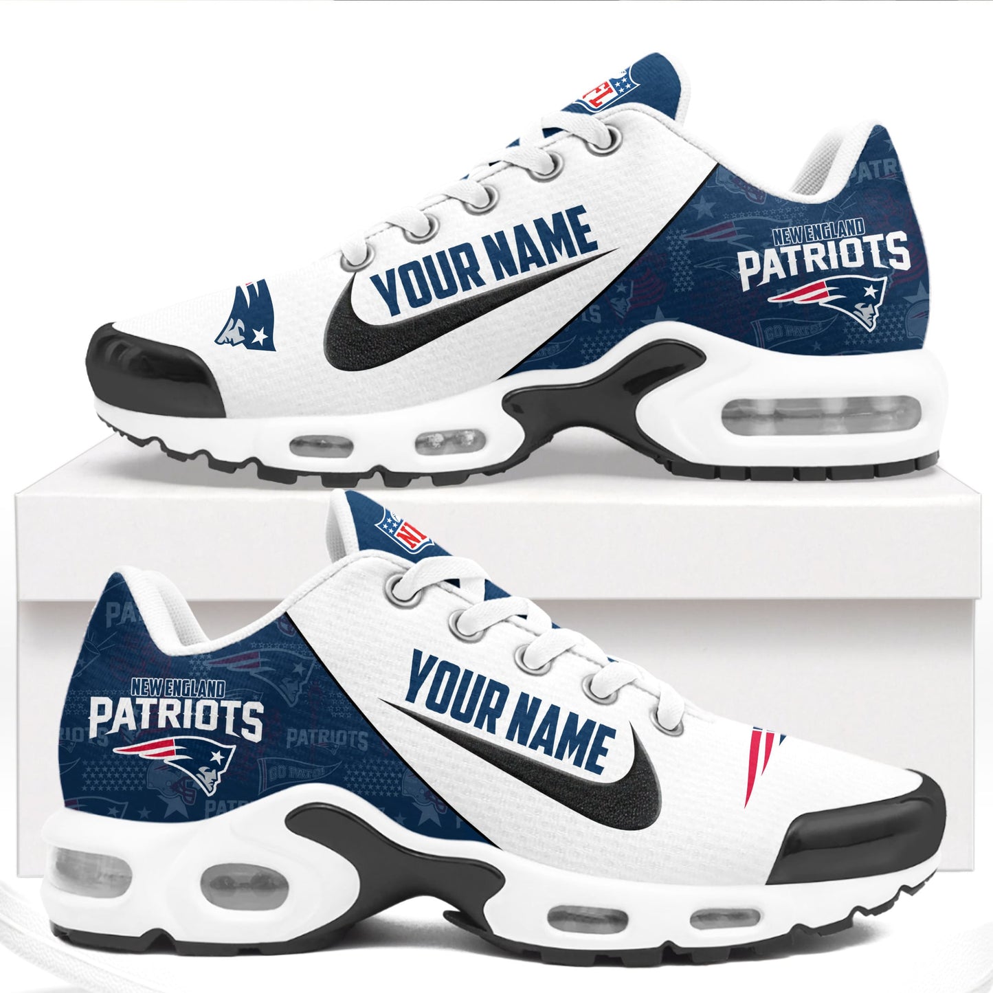 Footwearstorm New England Patriots TN Shoes Sneakers For Men And Women