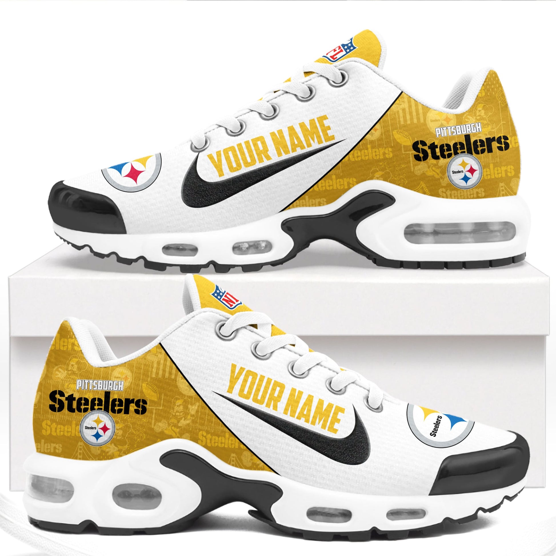 Footwearstorm Pittsburgh Steelers TN Shoes Sneakers For Men And Women