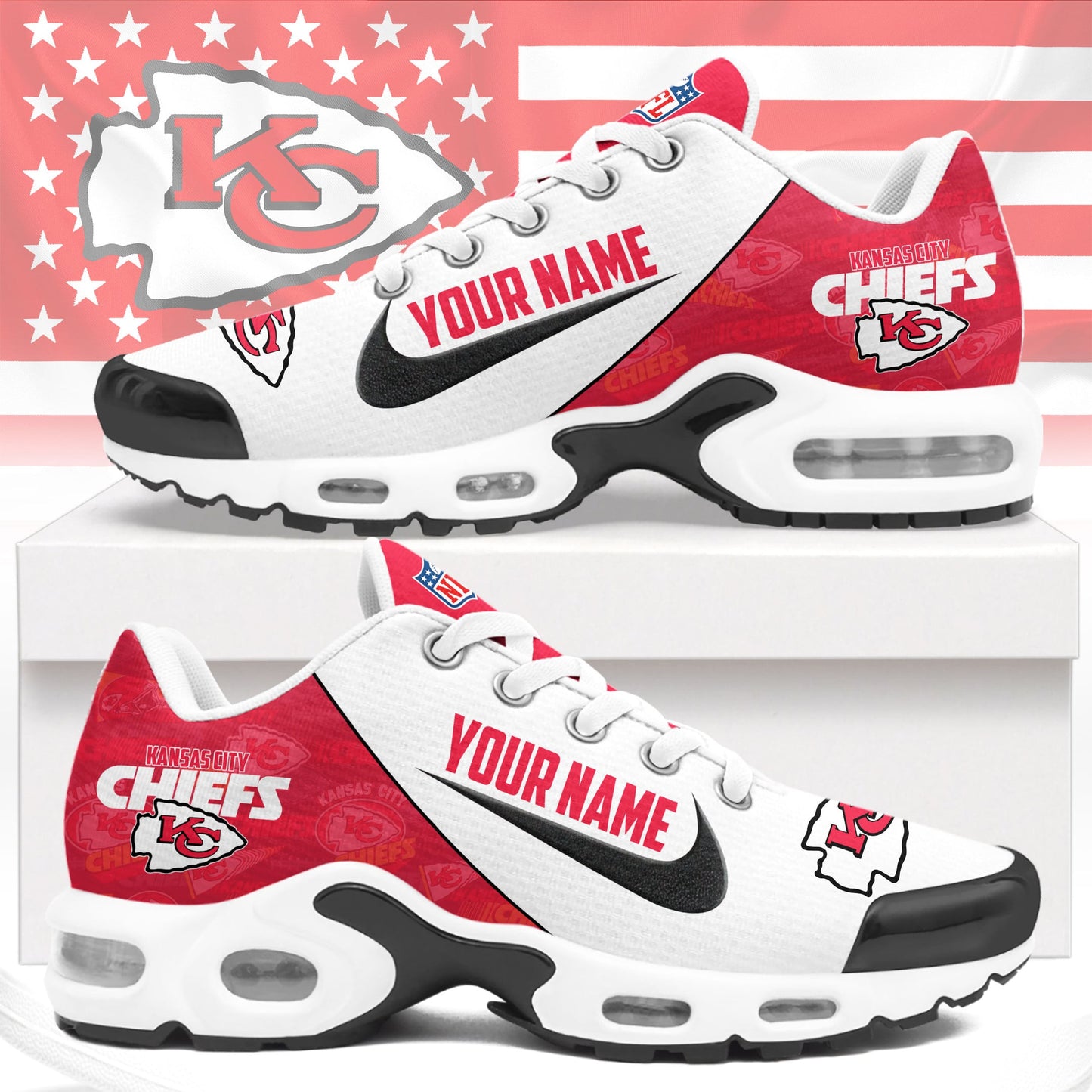 Footwearstorm Kansas City Chiefs TN Shoes Sneakers For Men And Women