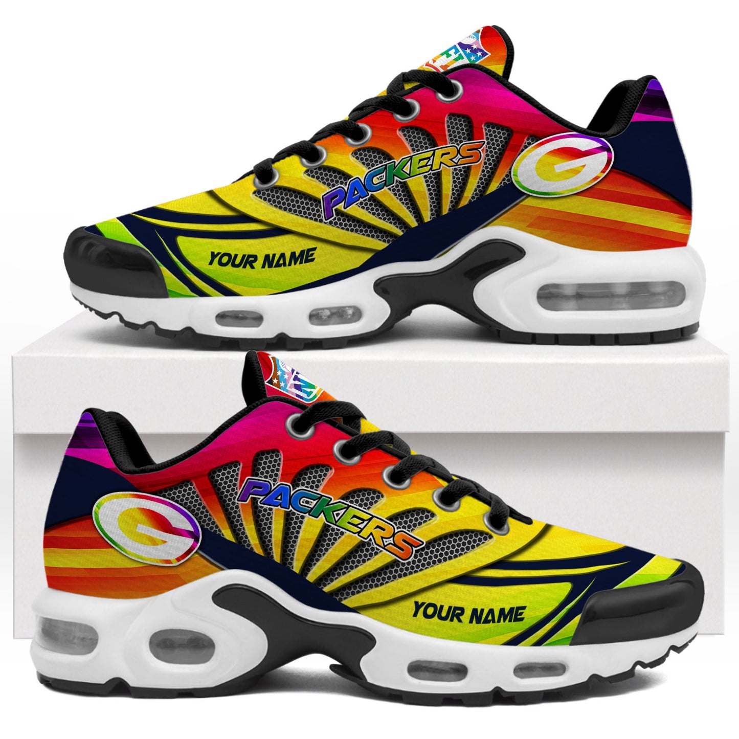 Footwearstorm Green Bay Packers TN Shoes Sneakers For Men And Women