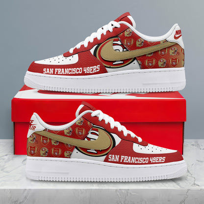 Footwearstorm San Francisco 49ers Low-Top Sneakers Shoes For Men And Women 280897