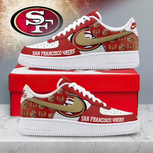 Footwearstorm San Francisco 49ers Low-Top Sneakers Shoes For Men And Women 280897