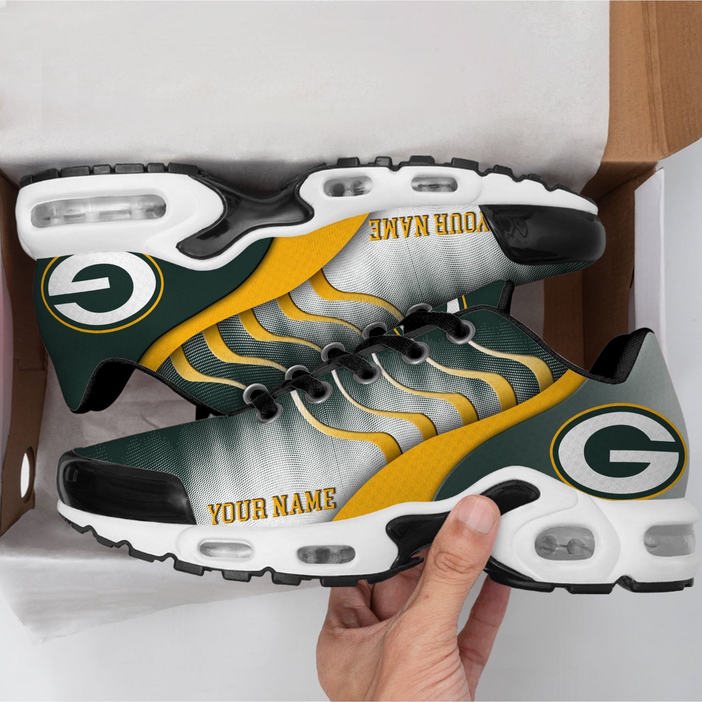 Footwearstorm Green Bay Packers TN Shoes Sneakers For Men And Women