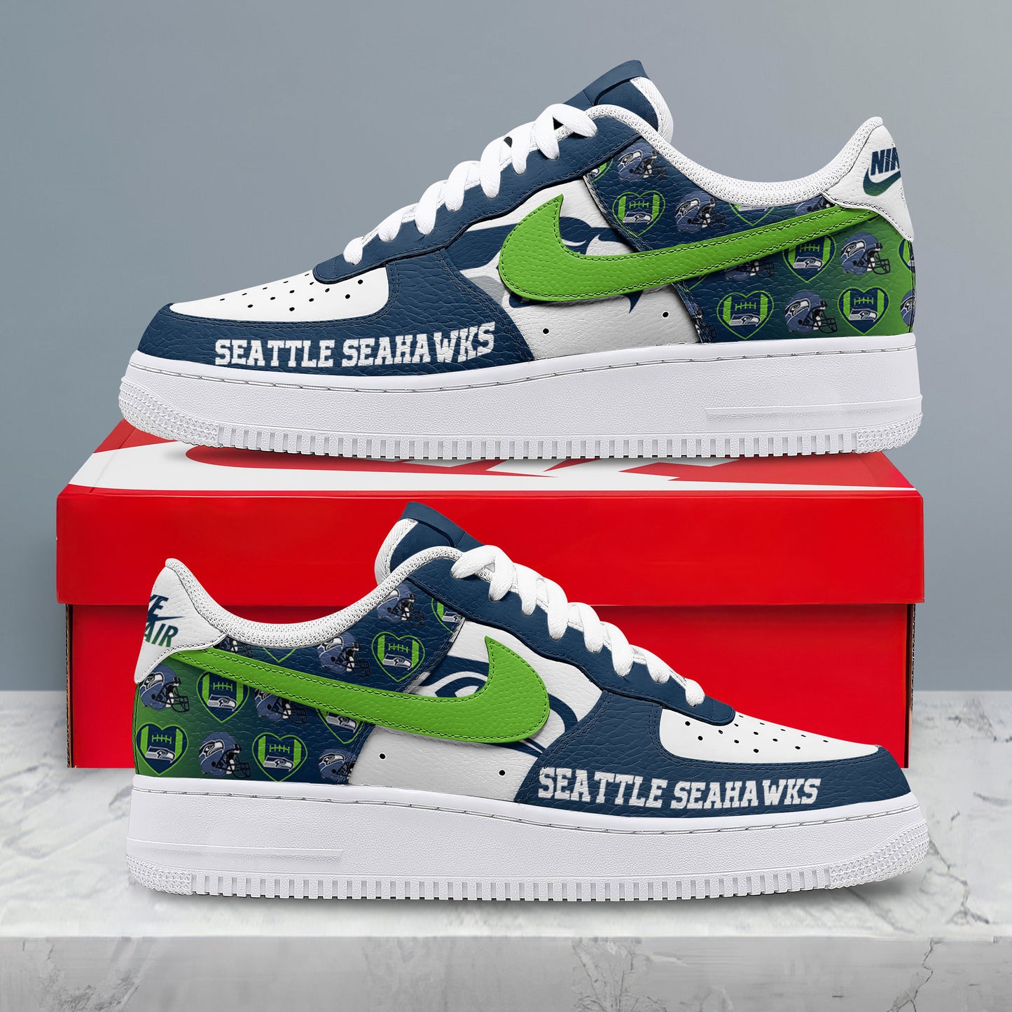 Footwearstorm Seattle Seahawks Low-Top Sneakers Shoes For Men And Women 280861