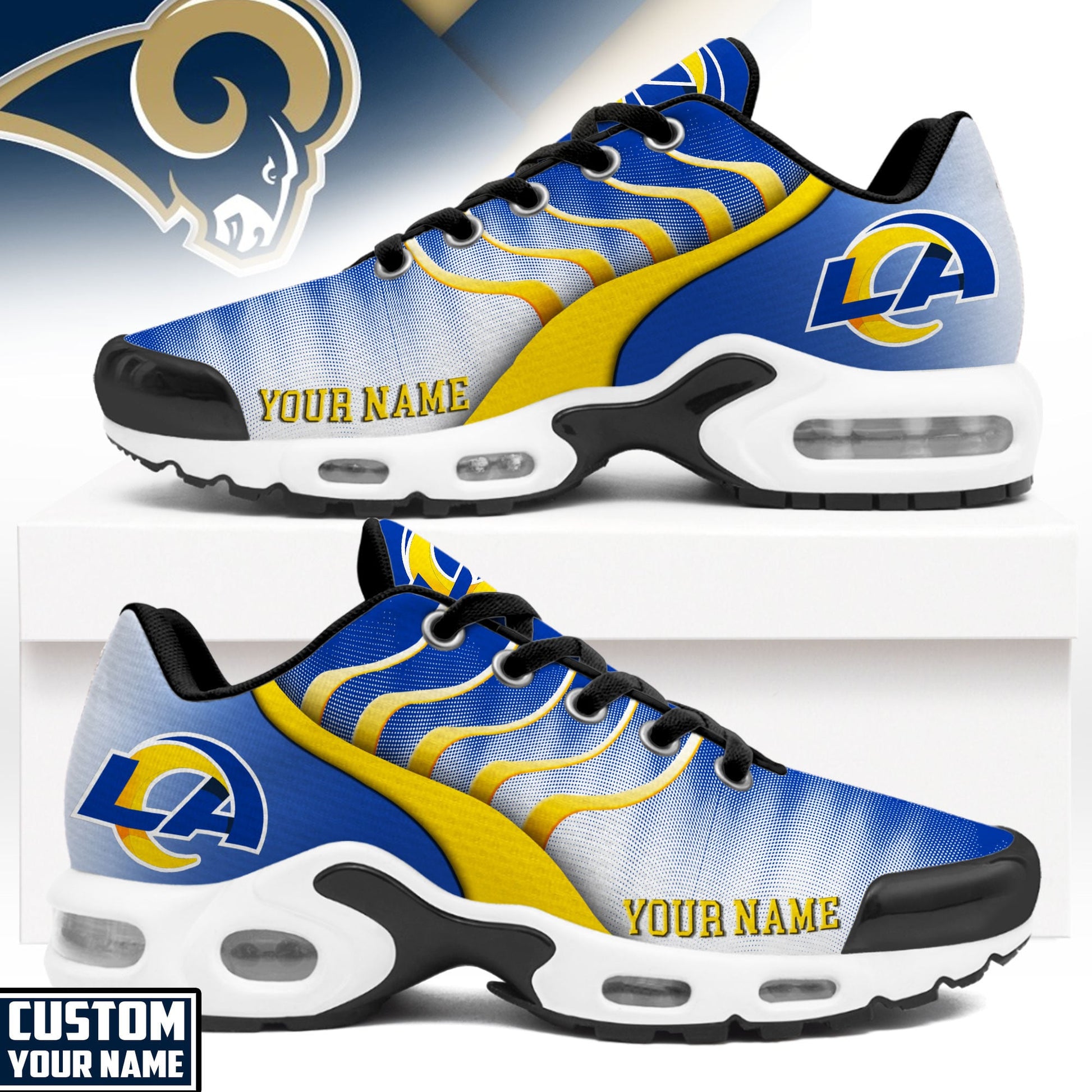 Footwearstorm Los Angeles Rams TN Shoes Sneakers For Men And Women