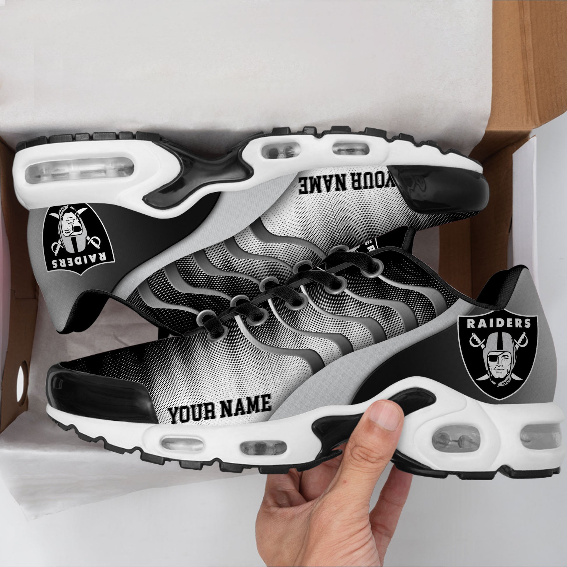 Footwearstorm Las Vegas Raiders TN Shoes Sneakers For Men And Women