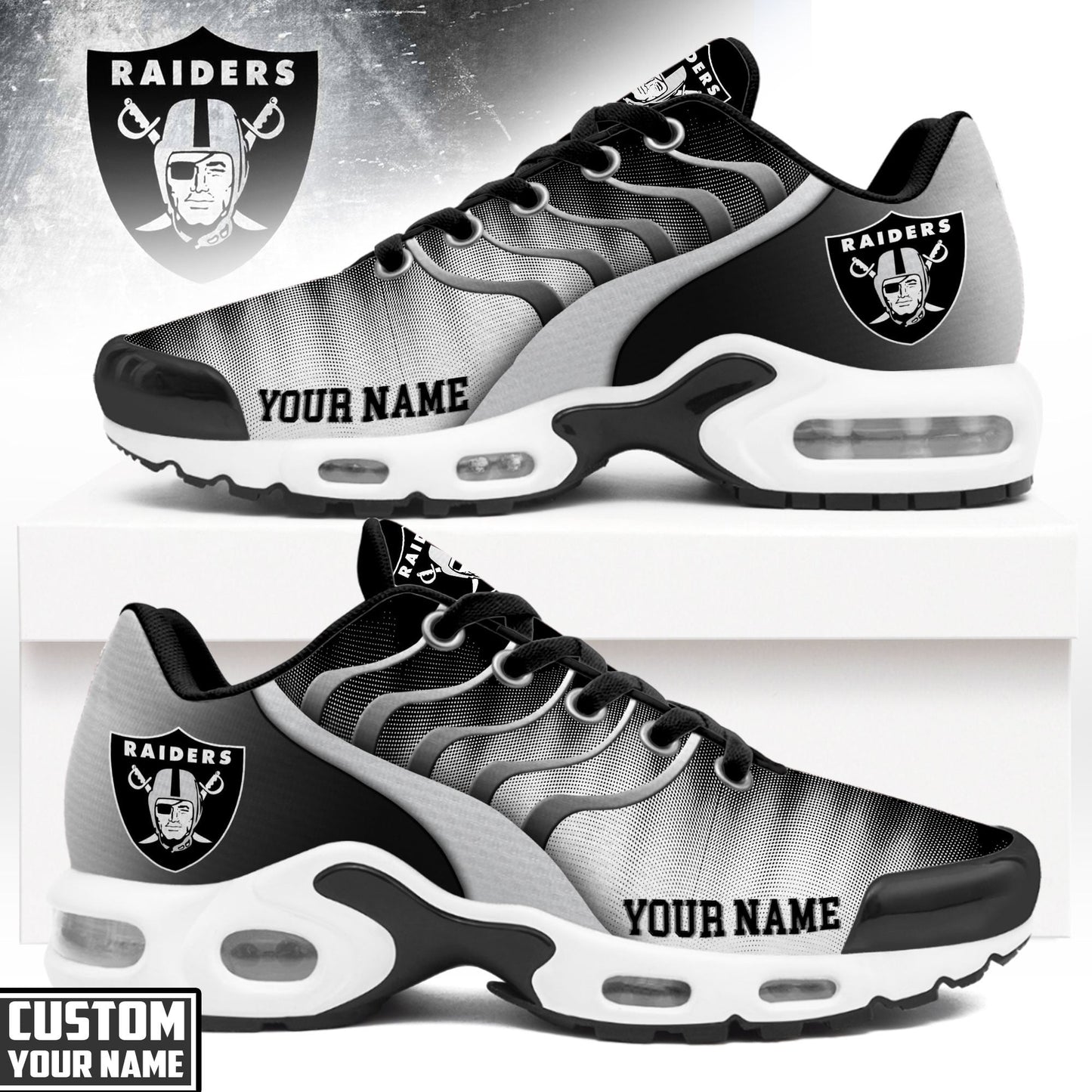 Footwearstorm Las Vegas Raiders TN Shoes Sneakers For Men And Women