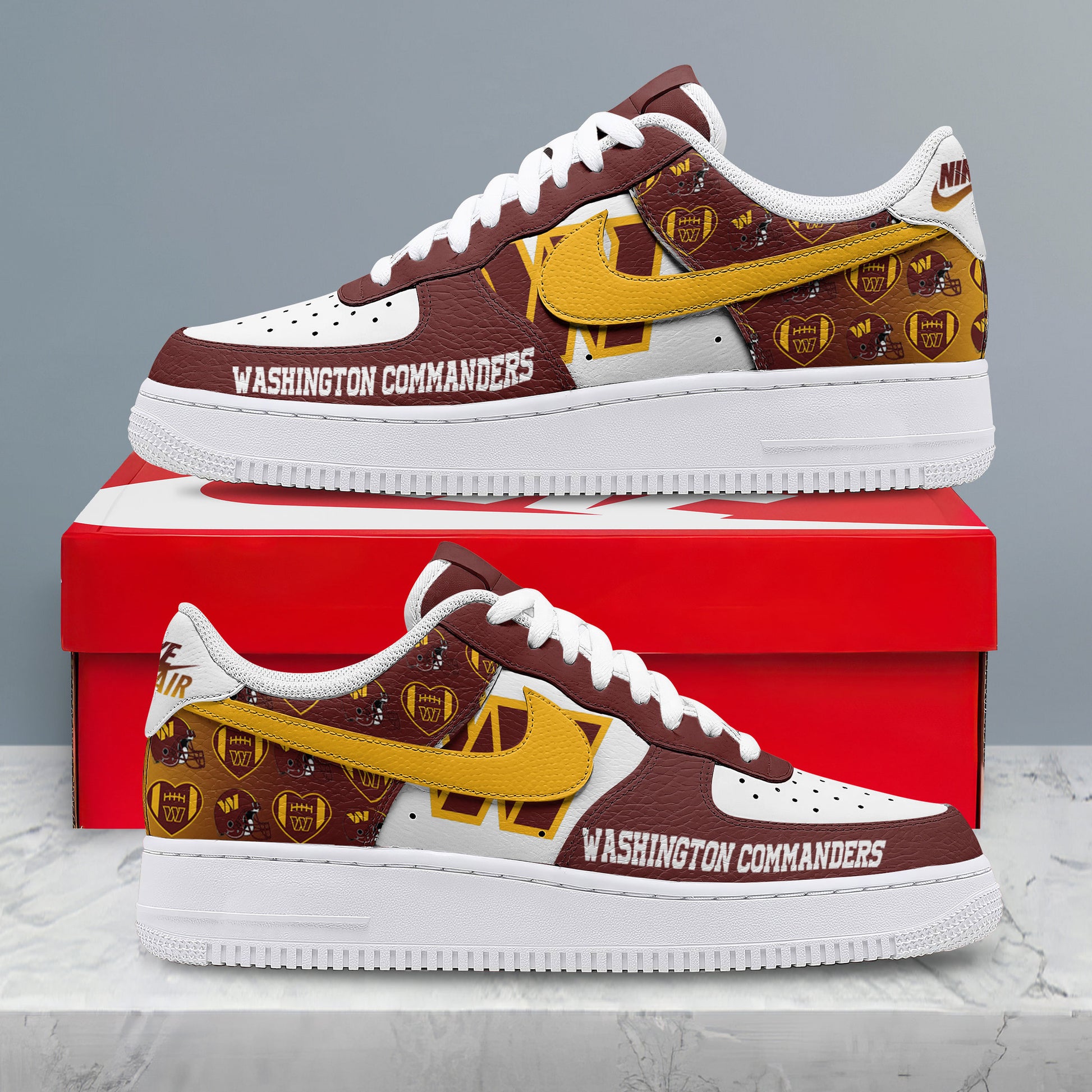 Footwearstorm Washington Commanders Low-Top Sneakers Shoes For Men And Women 280876