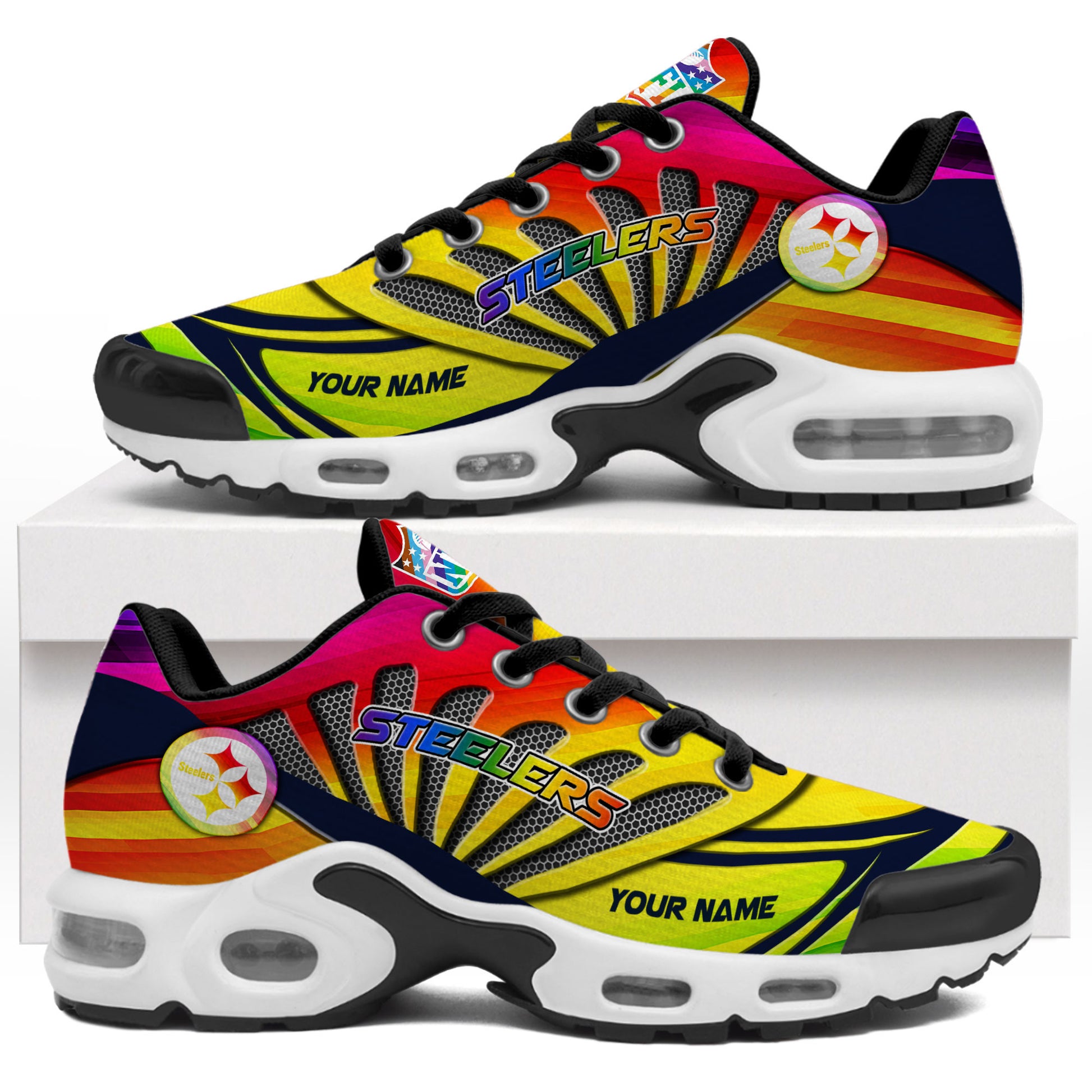 Footwearstorm Pittsburgh Steelers TN Shoes Sneakers For Men And Women