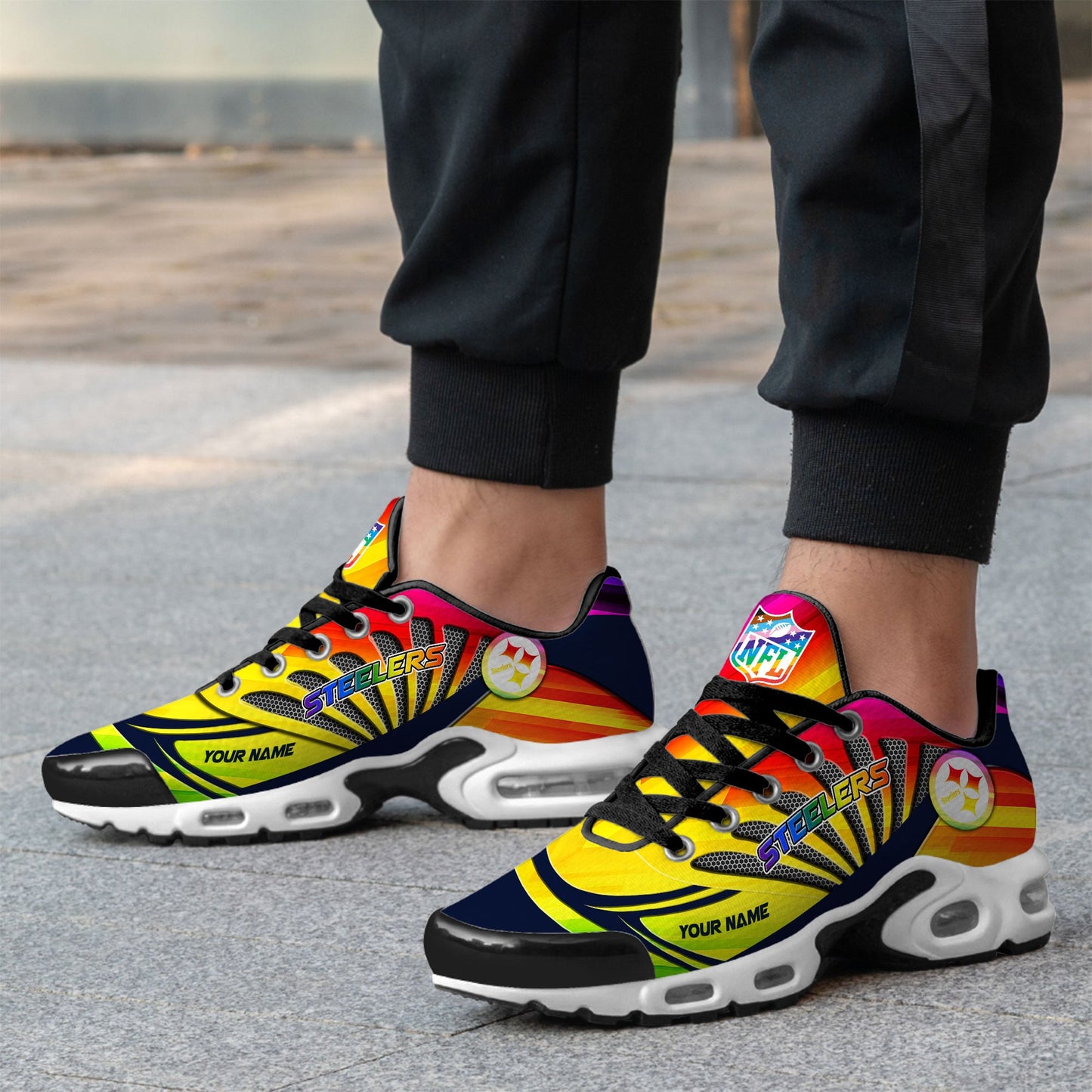 Footwearstorm Pittsburgh Steelers TN Shoes Sneakers For Men And Women