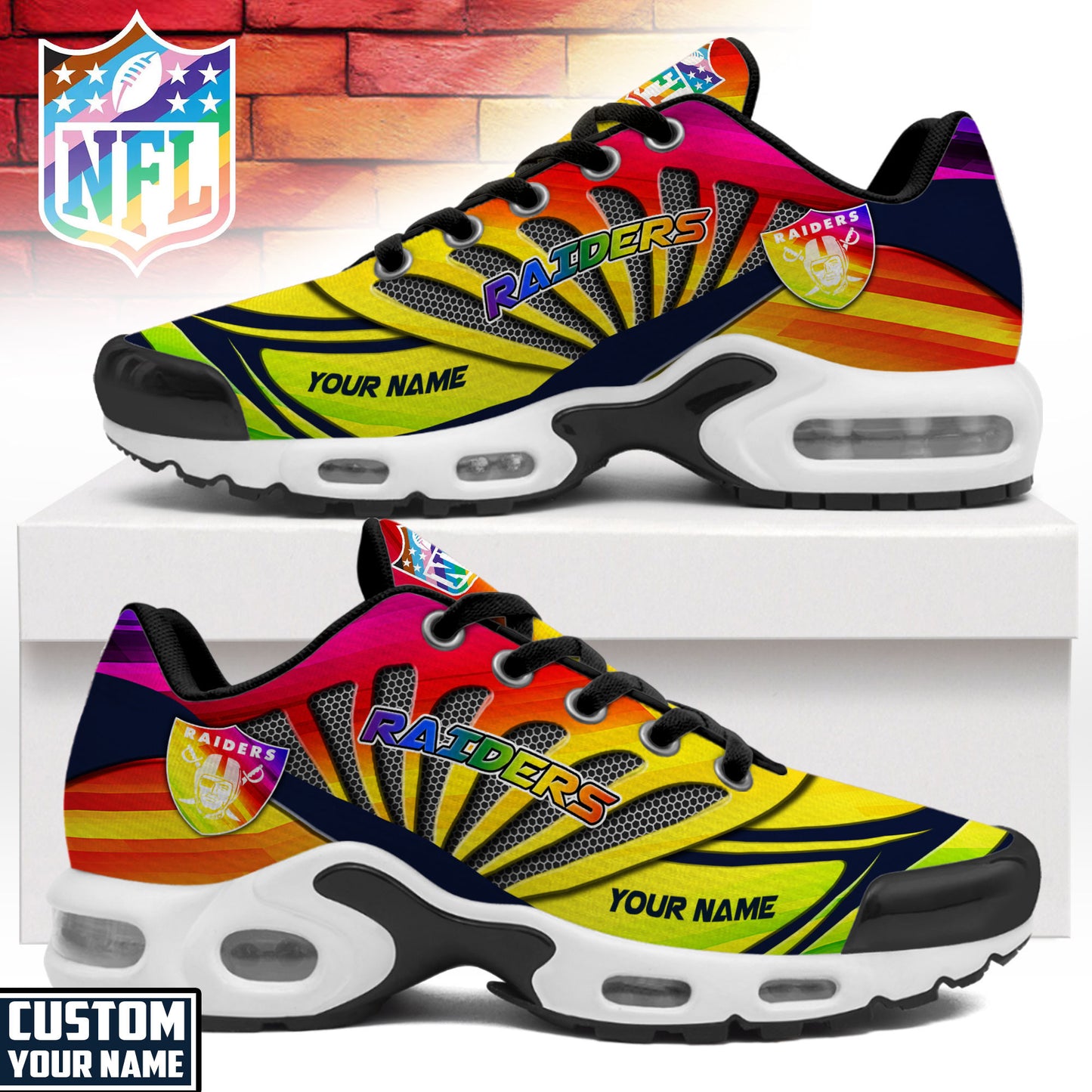 Footwearstorm Las Vegas Raiders TN Shoes Sneakers For Men And Women