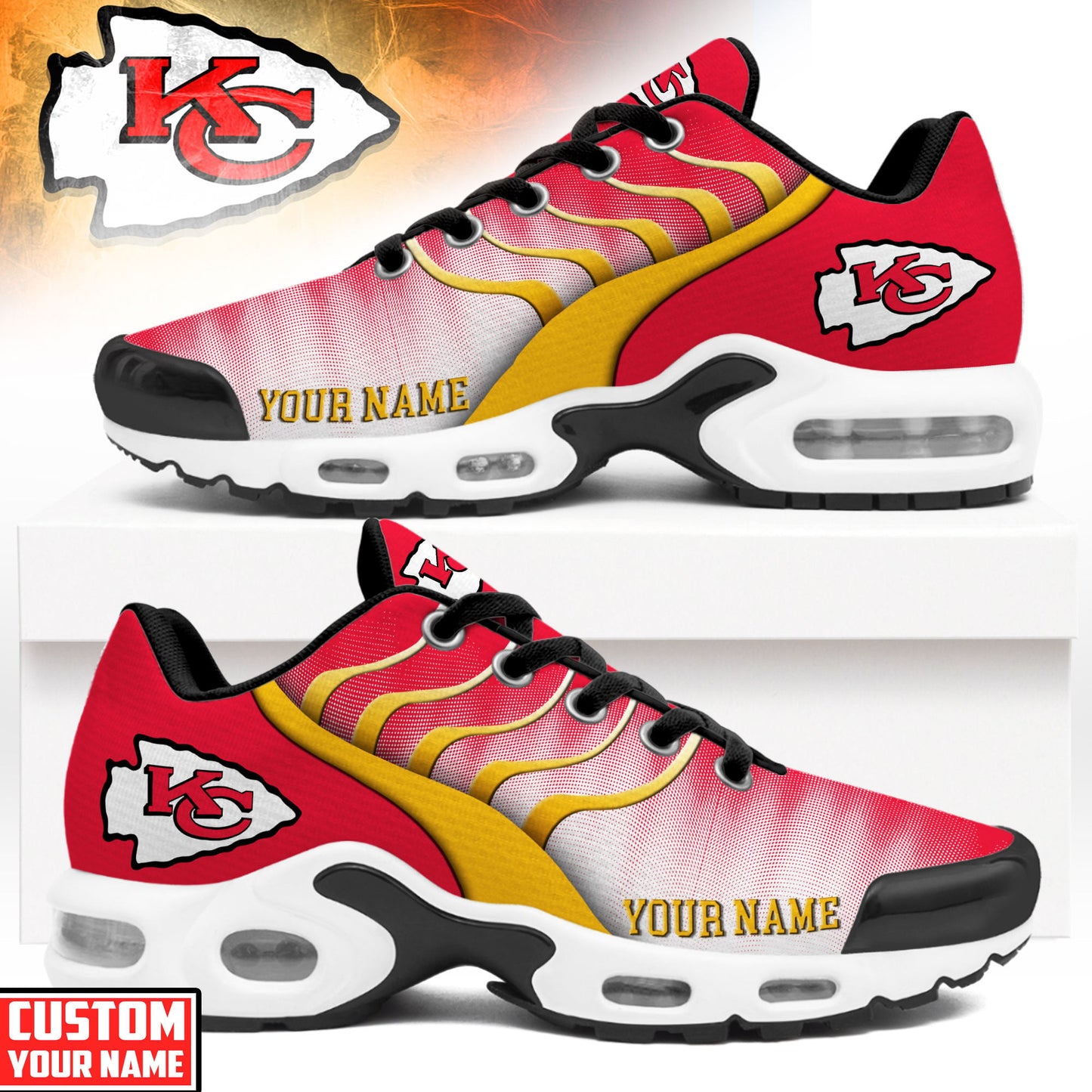 Footwearstorm Kansas City Chiefs TN Shoes Sneakers For Men And Women