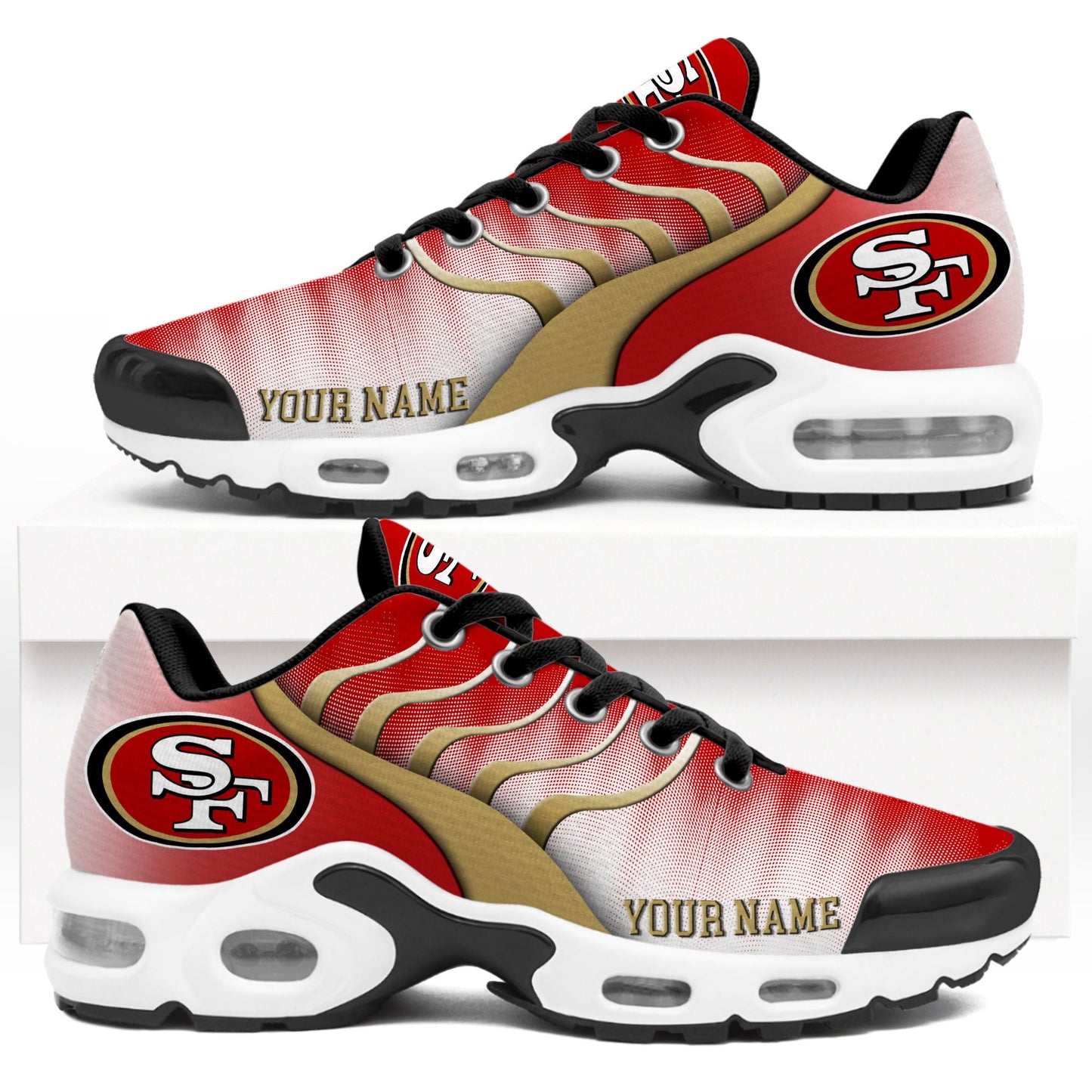 Footwearstorm San Francisco 49ers TN Shoes Sneakers For Men And Women