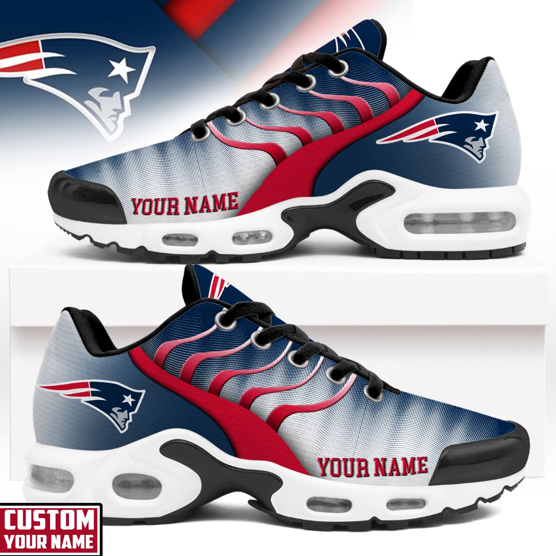 Footwearstorm New England Patriots TN Shoes Sneakers For Men And Women