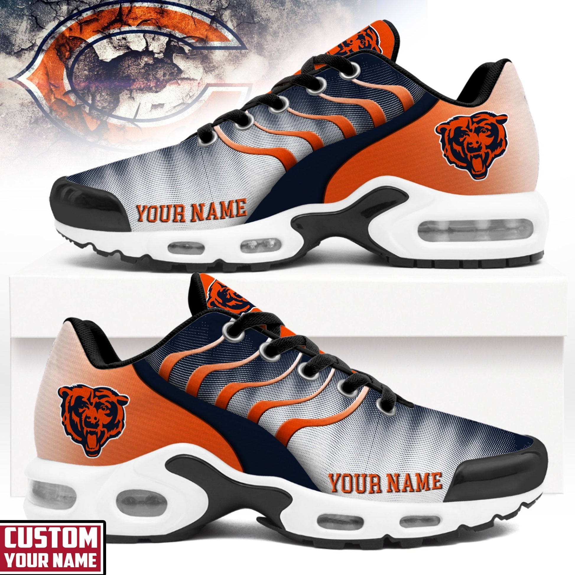 Footwearstorm Chicago Bears TN Shoes Sneakers For Men And Women