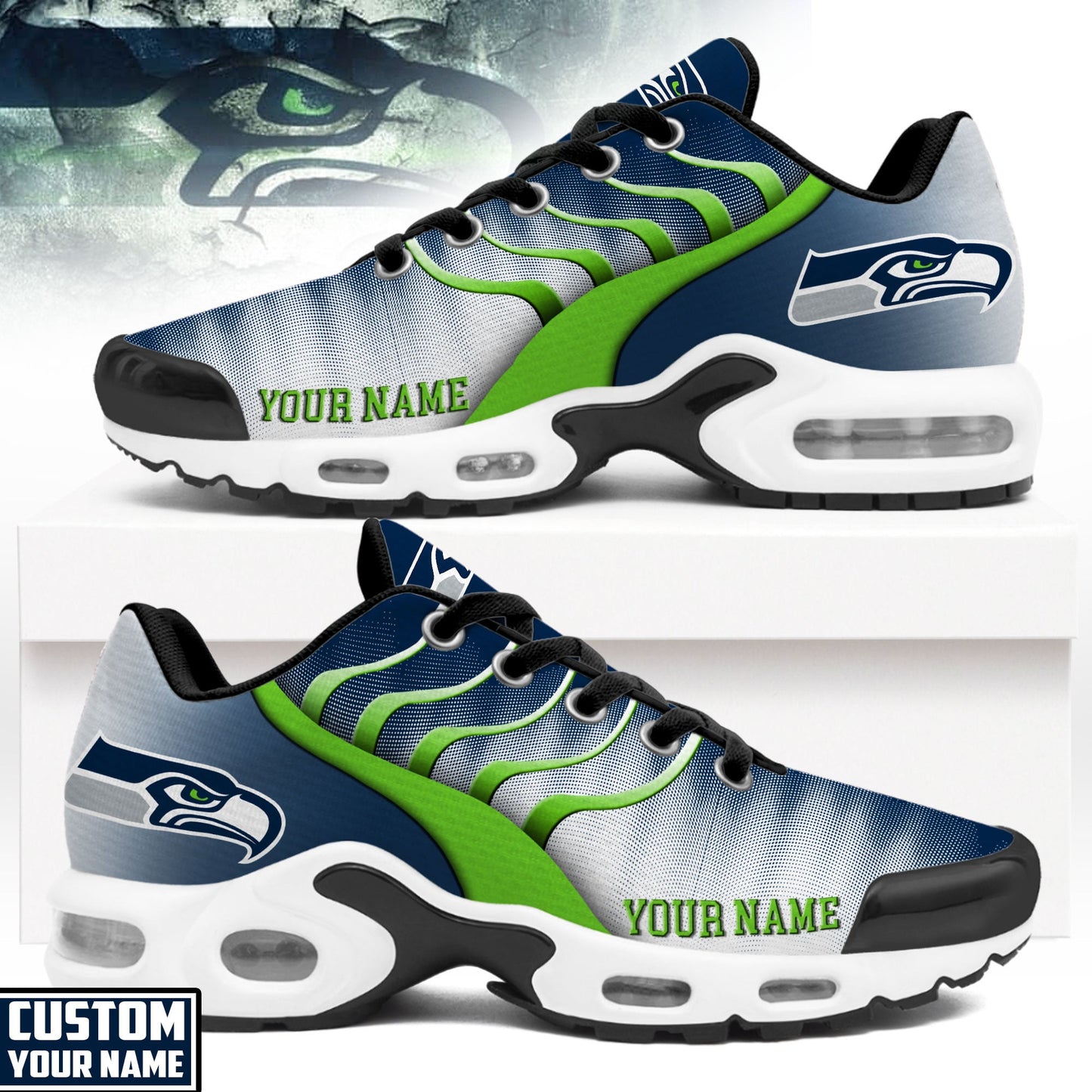 Footwearstorm Seattle Seahawks TN Shoes Sneakers For Men And Women