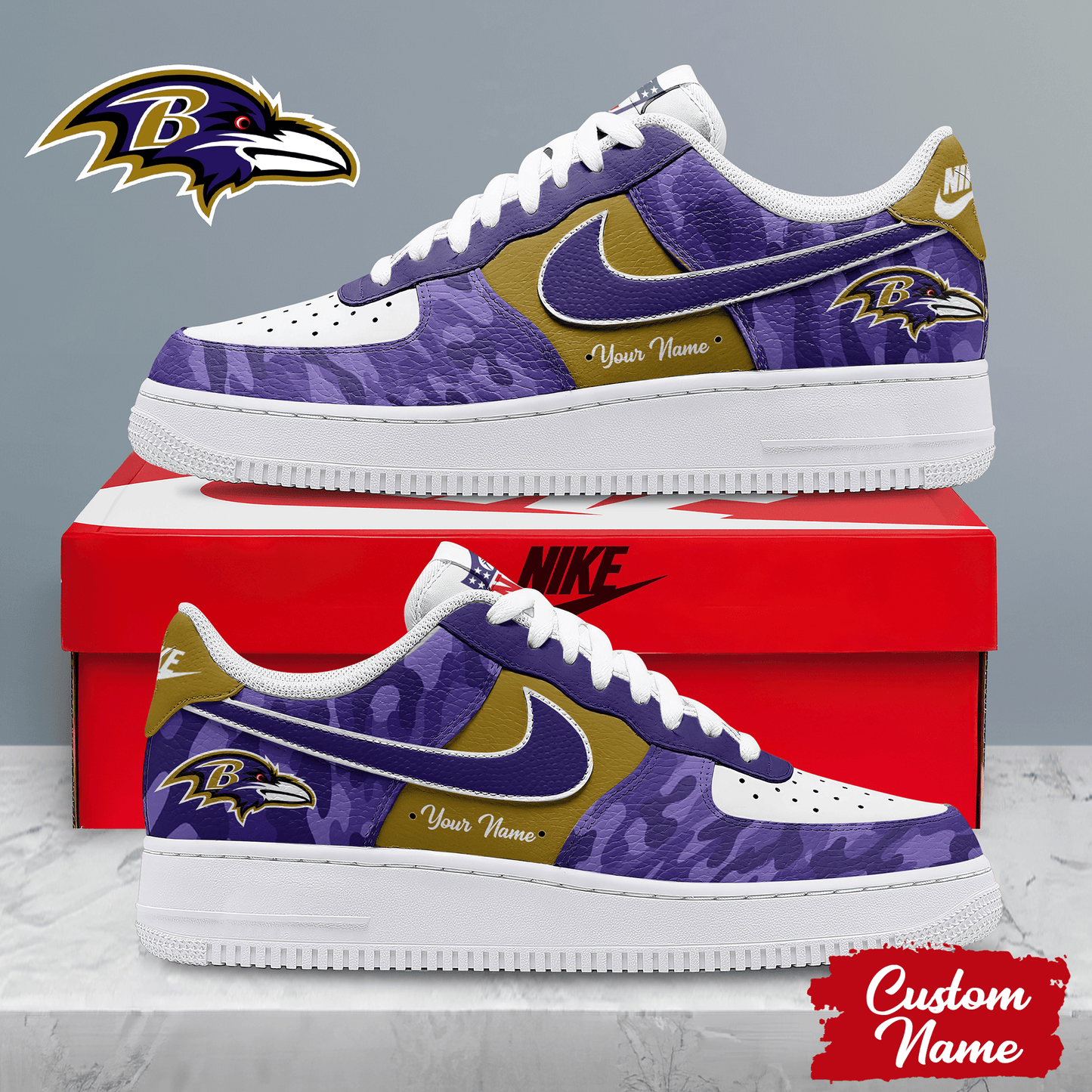 Footwearstorm Baltimore Ravens Low-Top Sneakers Shoes For Men And Women 2808131