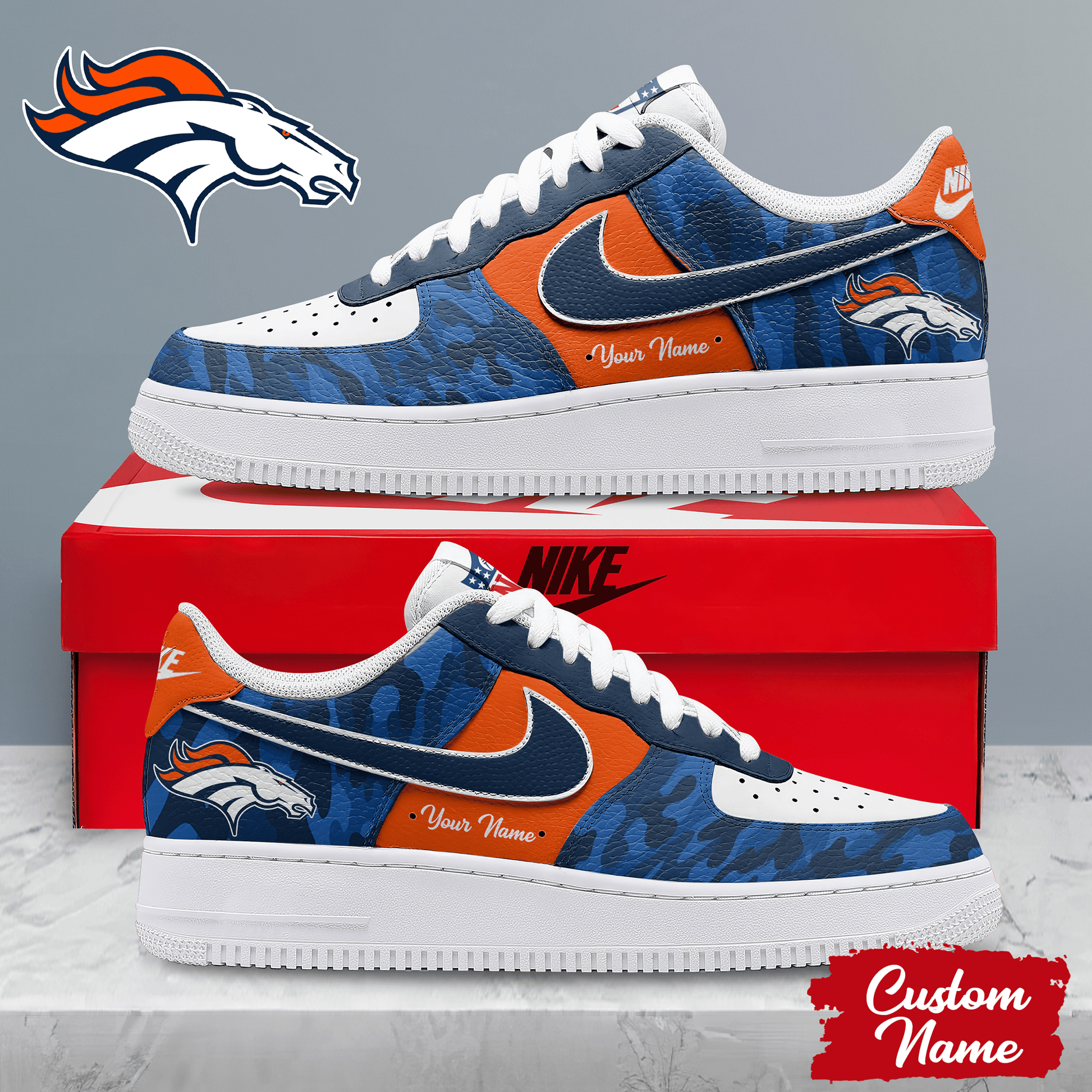 Footwearstorm Denver Broncos Low-Top Sneakers Shoes For Men And Women 2808110