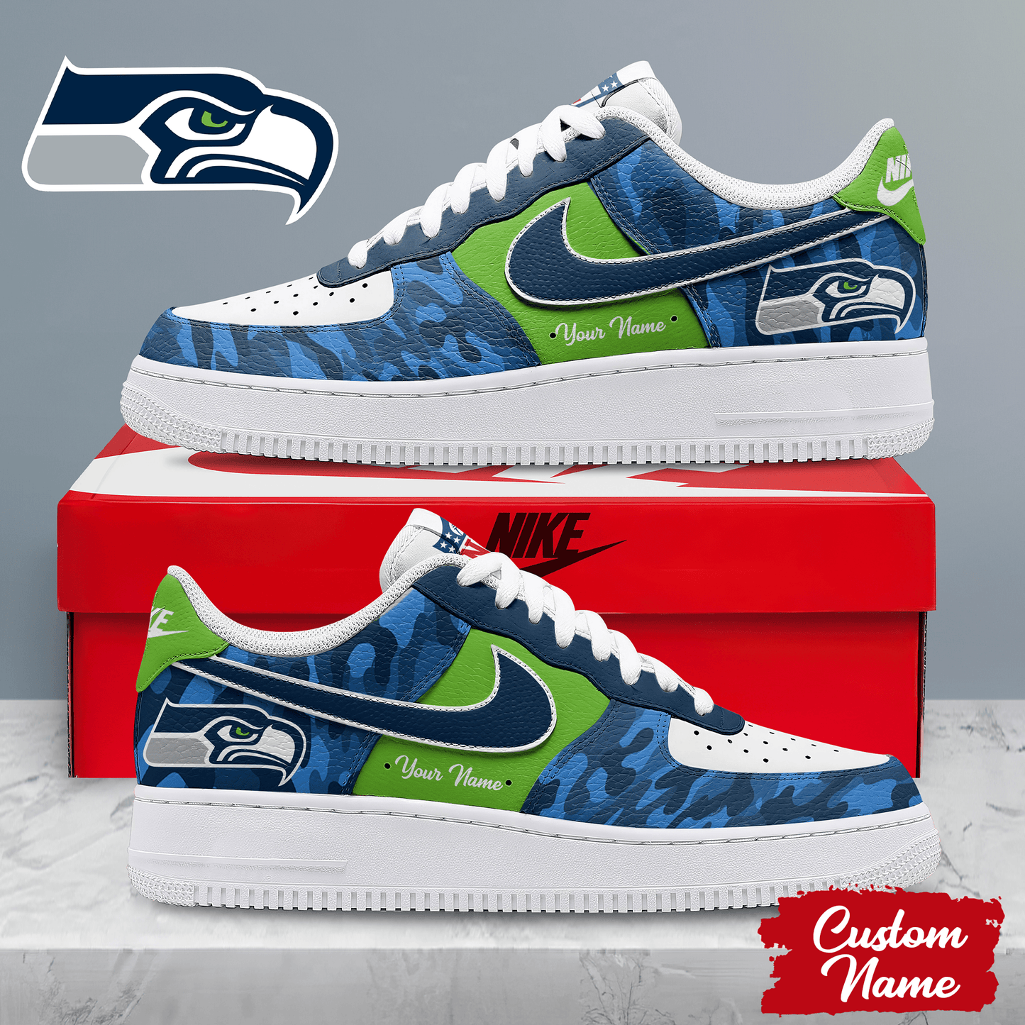 Footwearstorm Seattle Seahawks Low-Top Sneakers Shoes For Men And Women 2808108